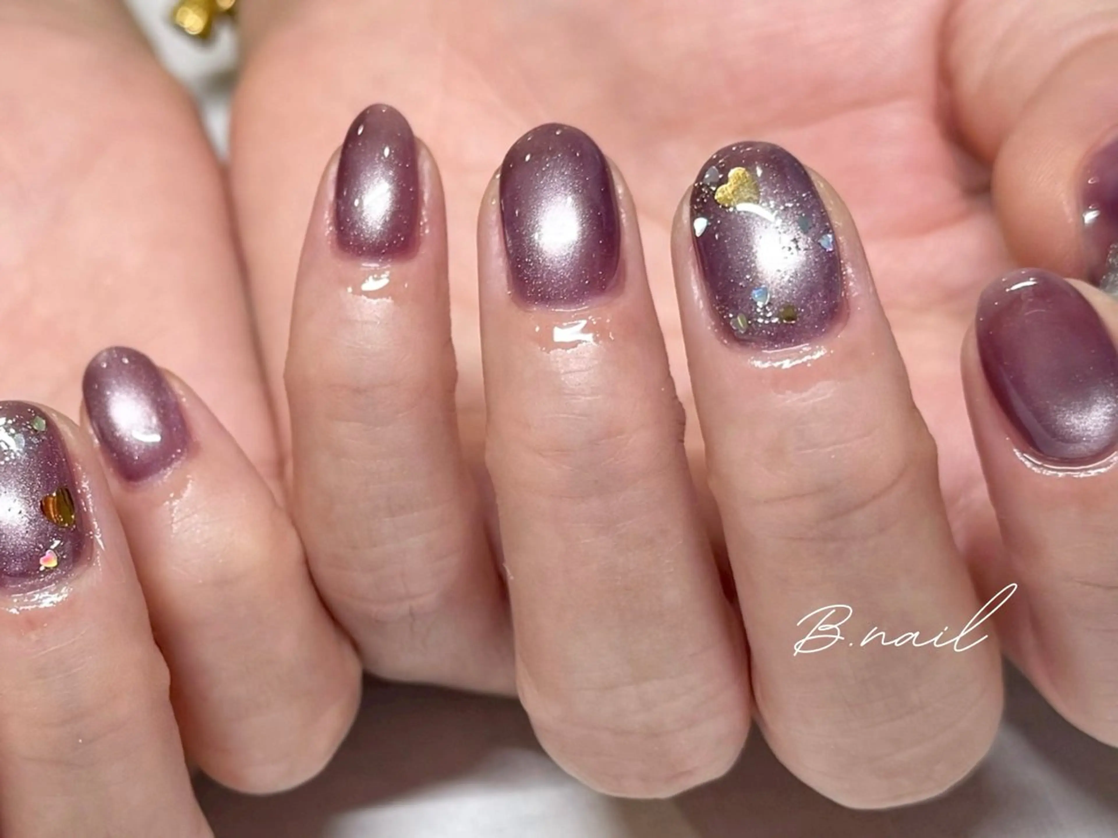 ネイル ハンドネイル 【B.nail】名古屋志賀本通-フィルイン/ニュアンス/定額/長さだし-所属・橋立 敬子のネイルデザイン