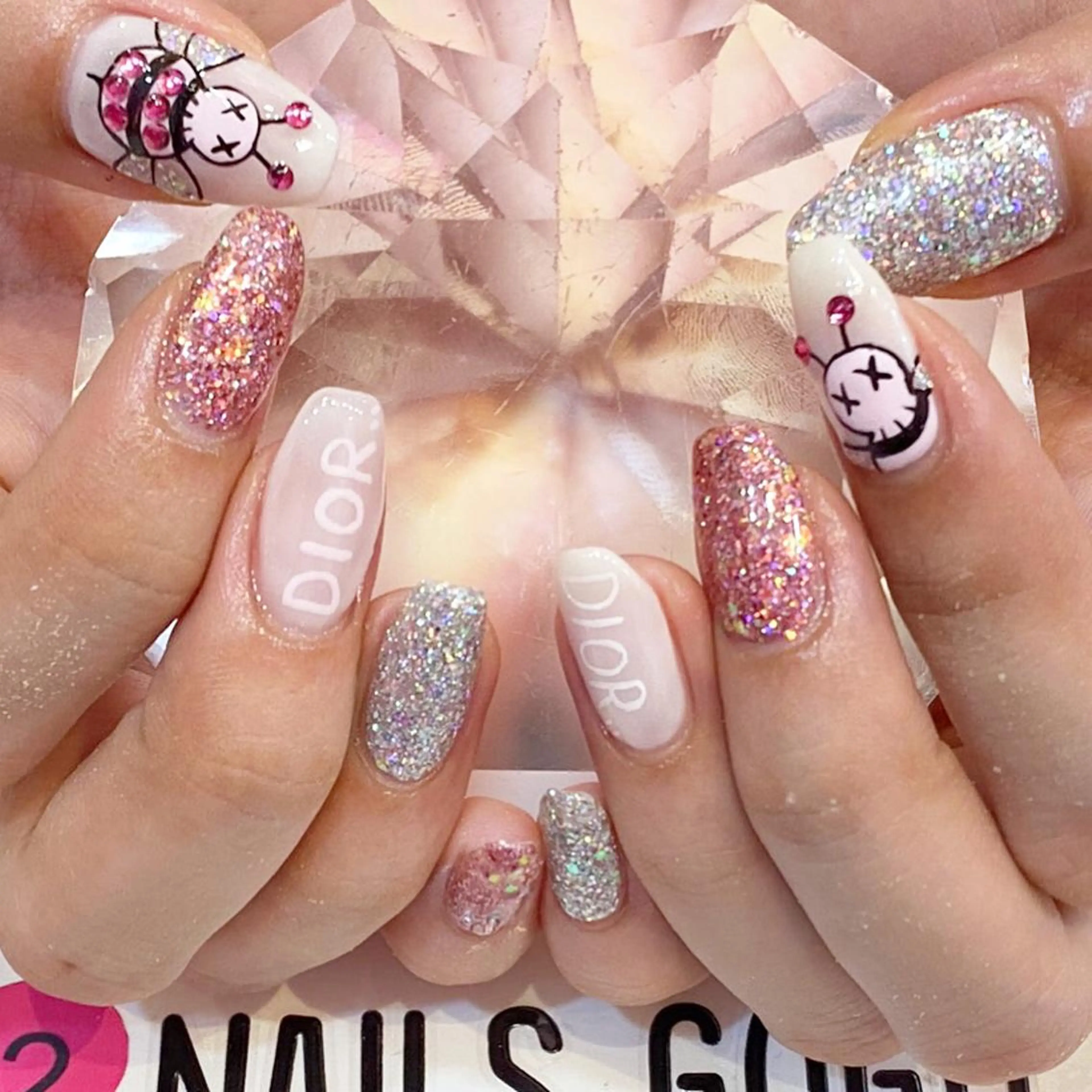 ロング カラー メンズ キッズ ネイル NAILSGOGO shibuyaのネイルデザイン