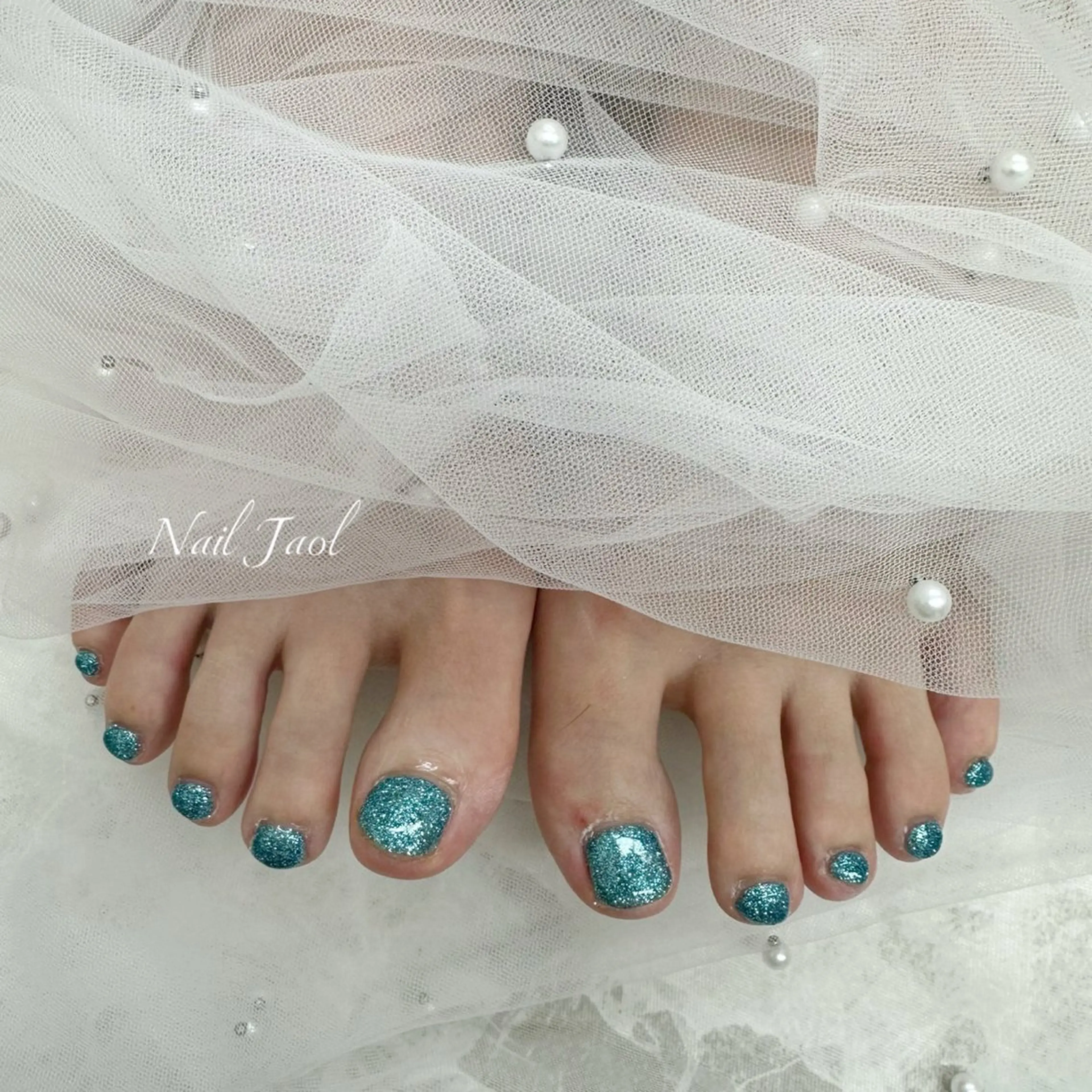 ショート フットネイル nail jaol池袋店所属・ネイルJaol 池袋のネイルデザイン