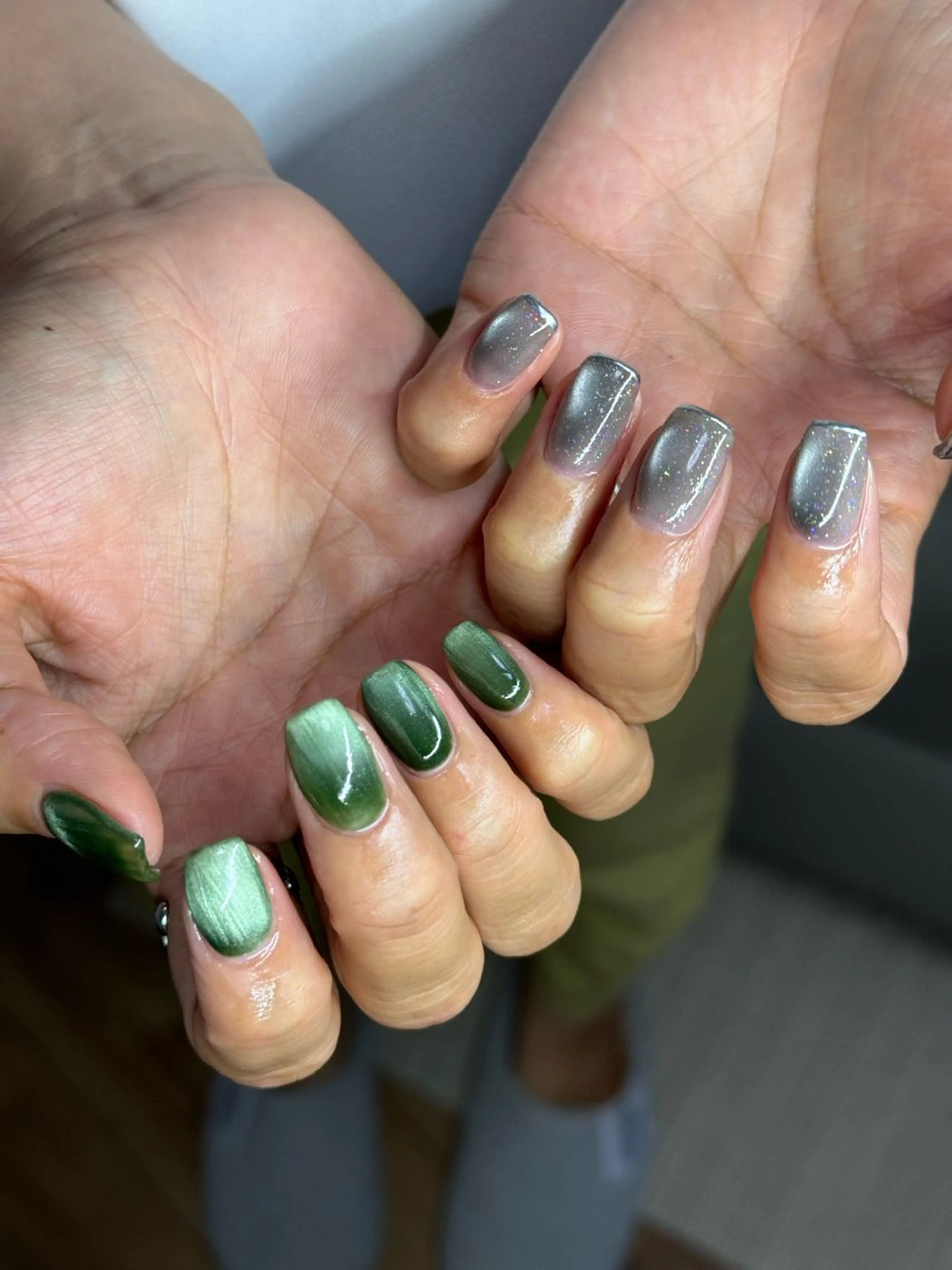 ネイル フットネイル マグネットネイル ミラーネイル ニュアンスネイル ワンカラーネイル jeu NAIL.のネイルデザイン