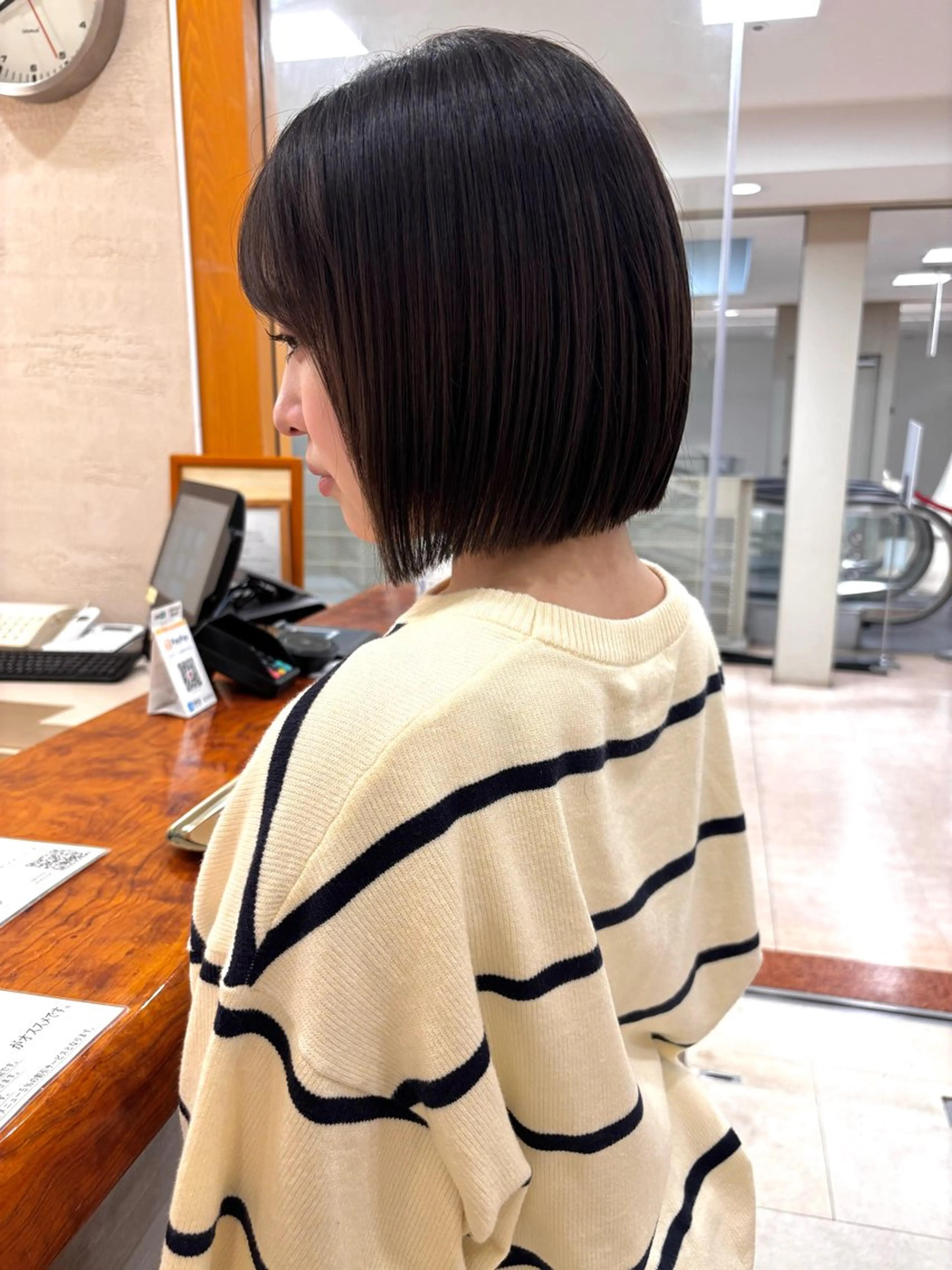 ミディアム ボブ 藤森 大のヘアスタイル