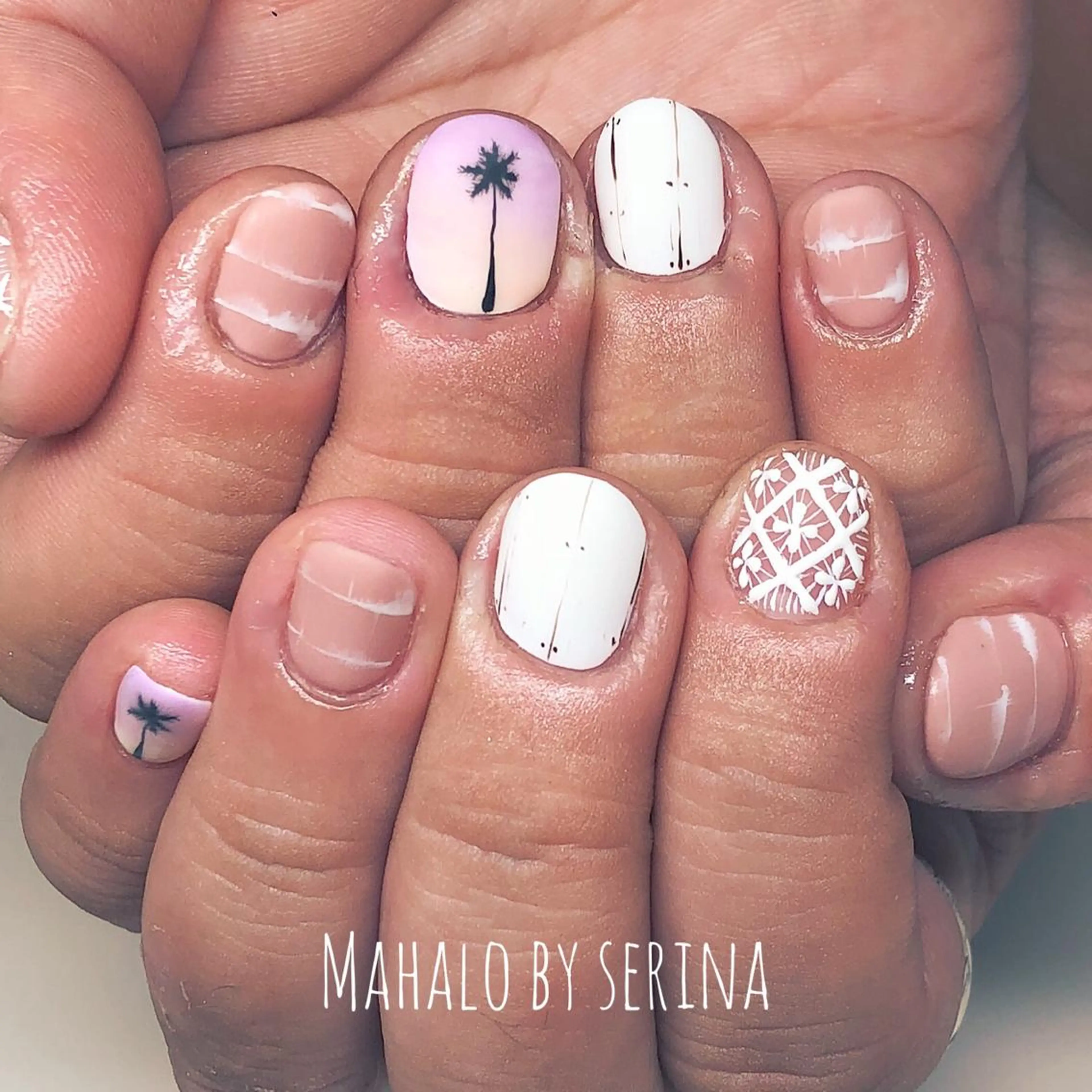 ショート カラー ネイル SUNNY BAE. SERINAのネイルデザイン