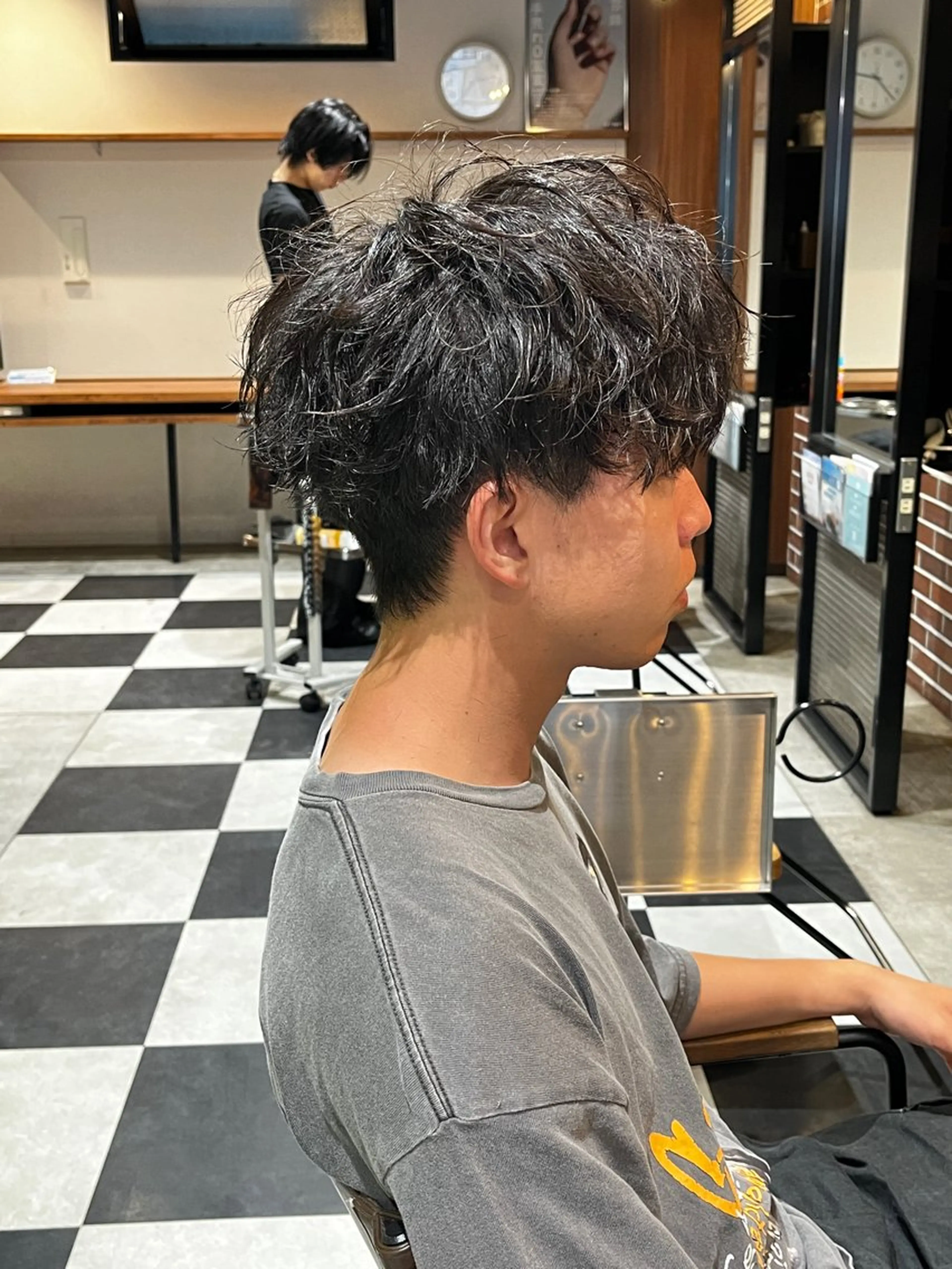 ショート パーマ メンズ カット パーマ 🎧メンズ特化/ パーマ/RUI🎧のヘアスタイル
