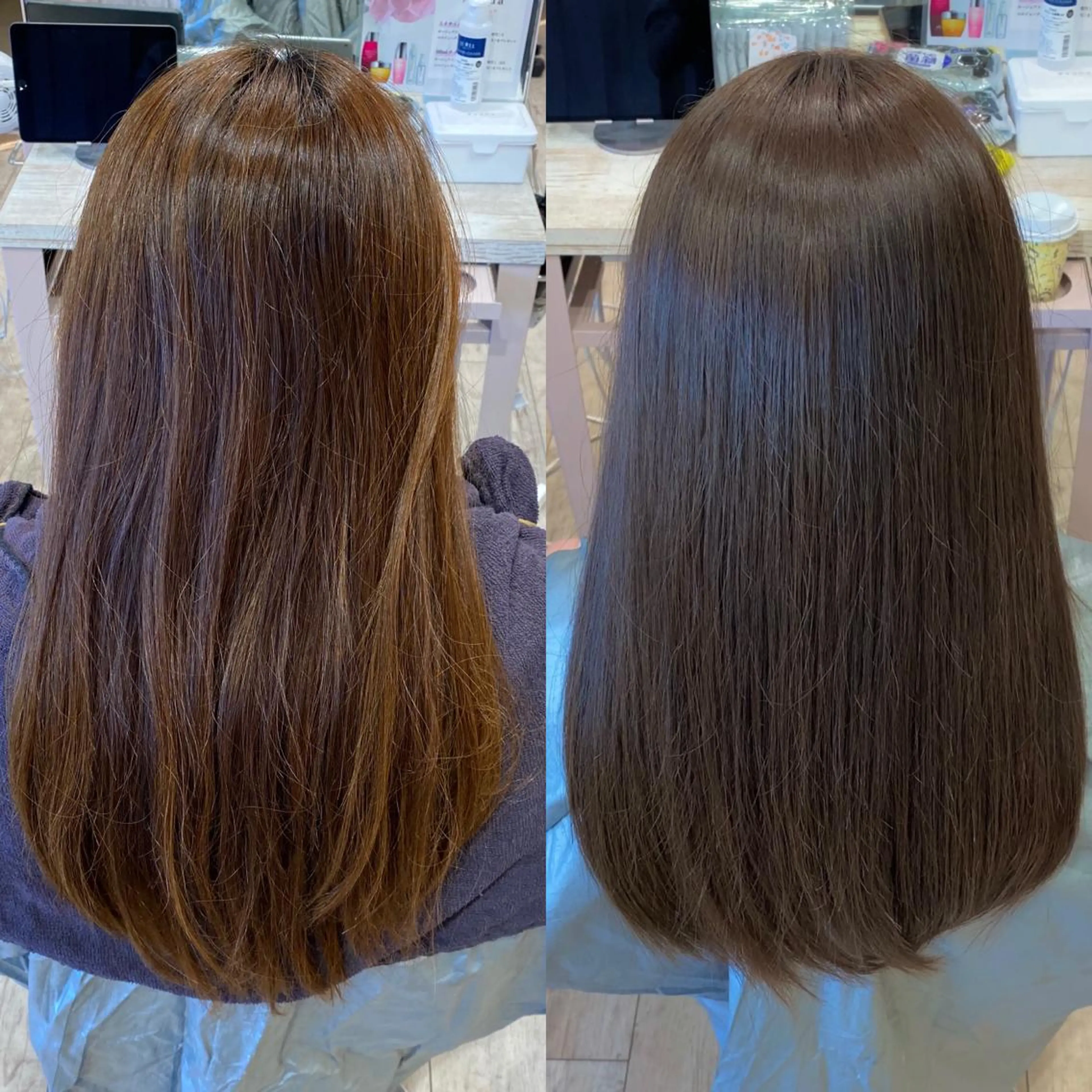 ロング カラー On所属・顔まわりカット🌟 くびれヘア/寺門遥輝のヘアスタイル