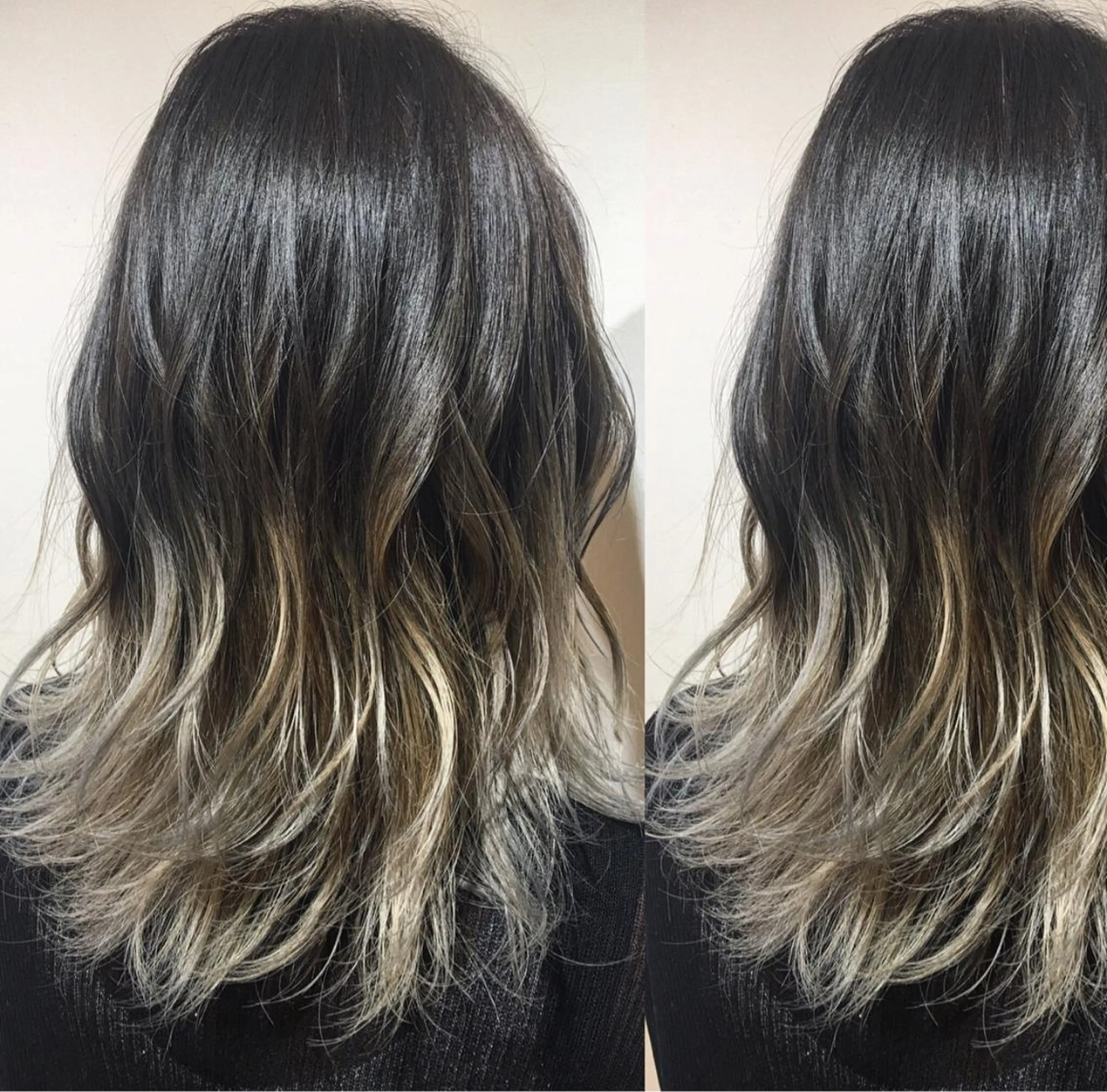 セミロング カラー box mico. mutsumiのヘアスタイル