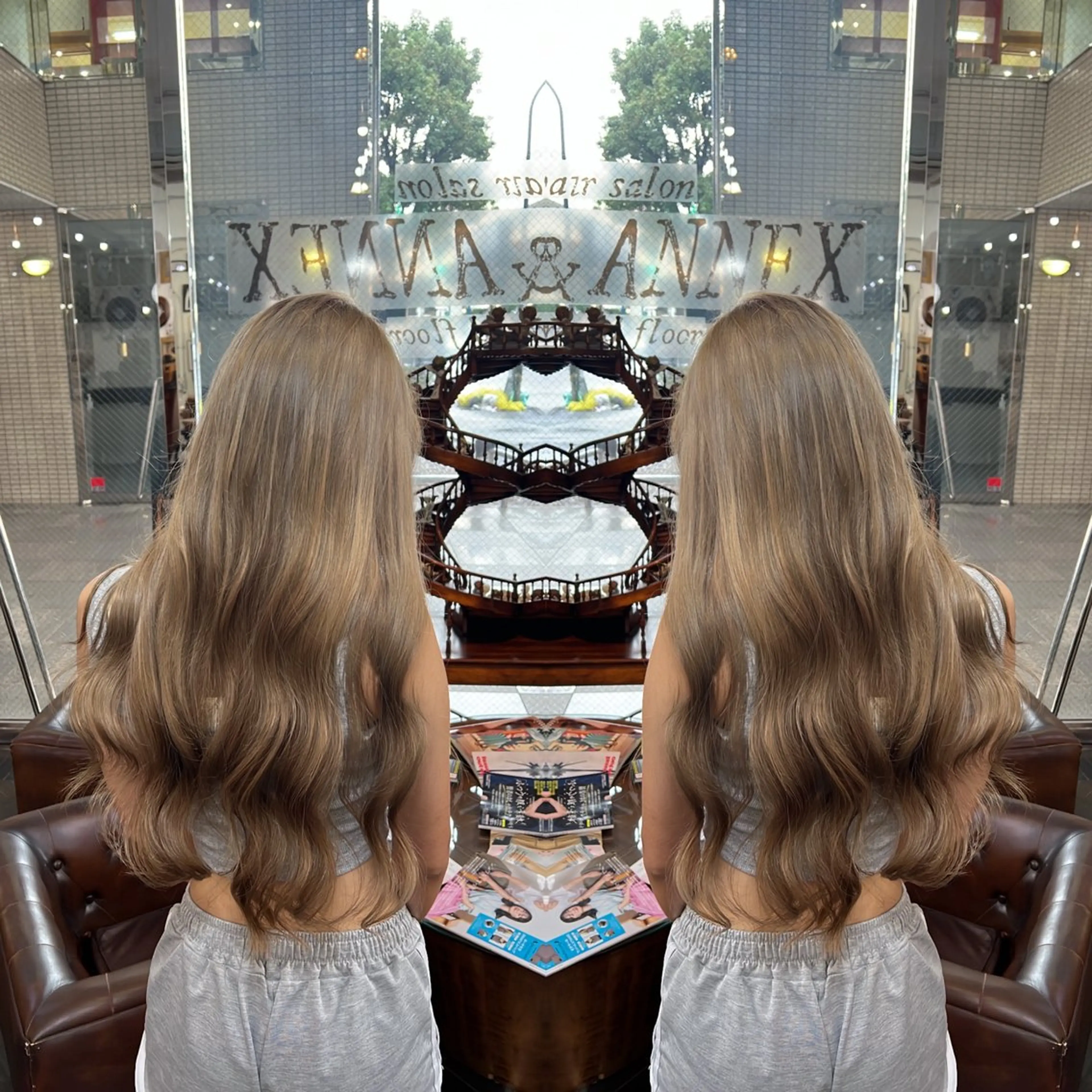 ロング カラー ヘアカラー トリートメント レイヤー/ボブ/ ミニボブ/AOIのヘアスタイル