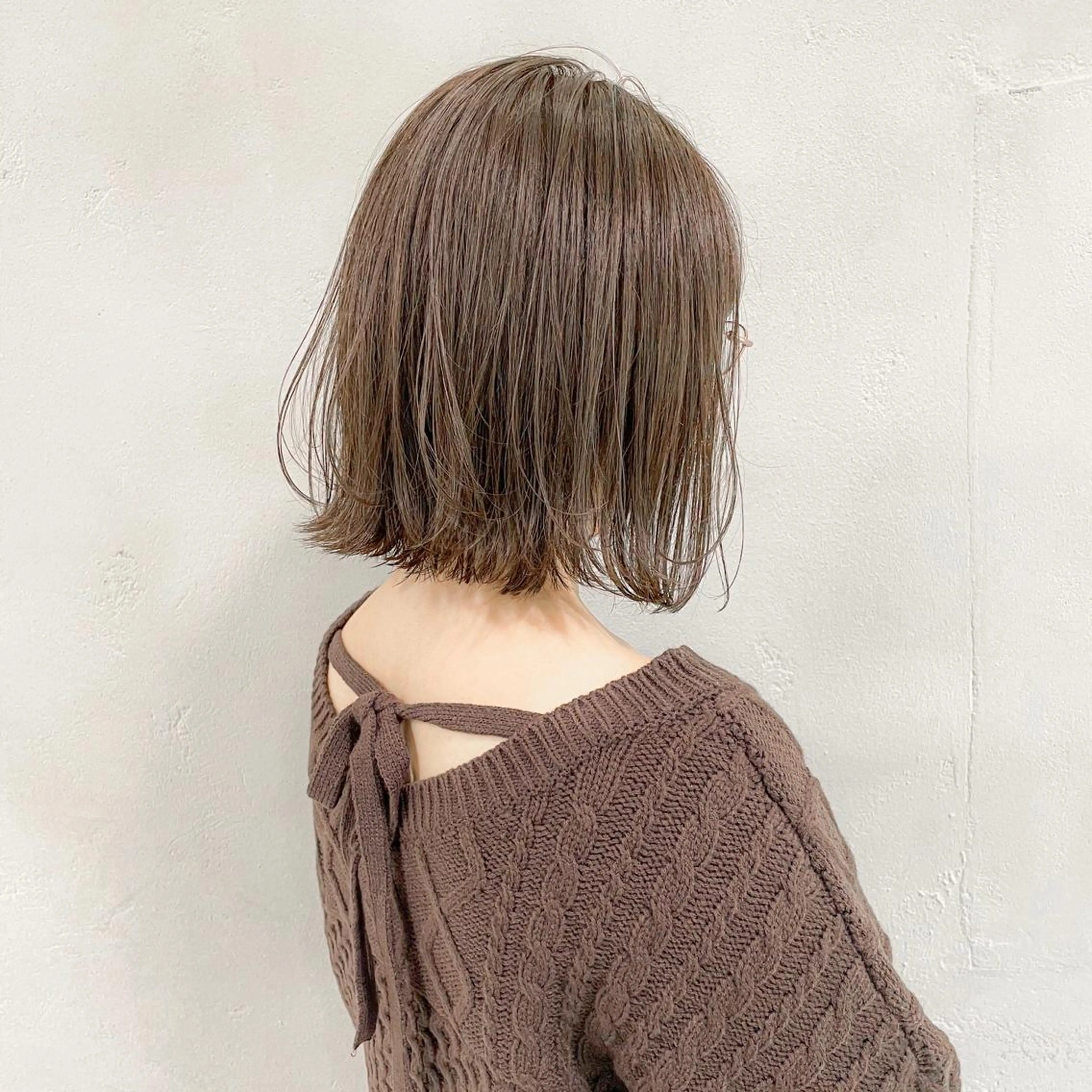 ミディアム カラー カット ヘアカラー トリートメント 阿田 悠士朗のヘアスタイル