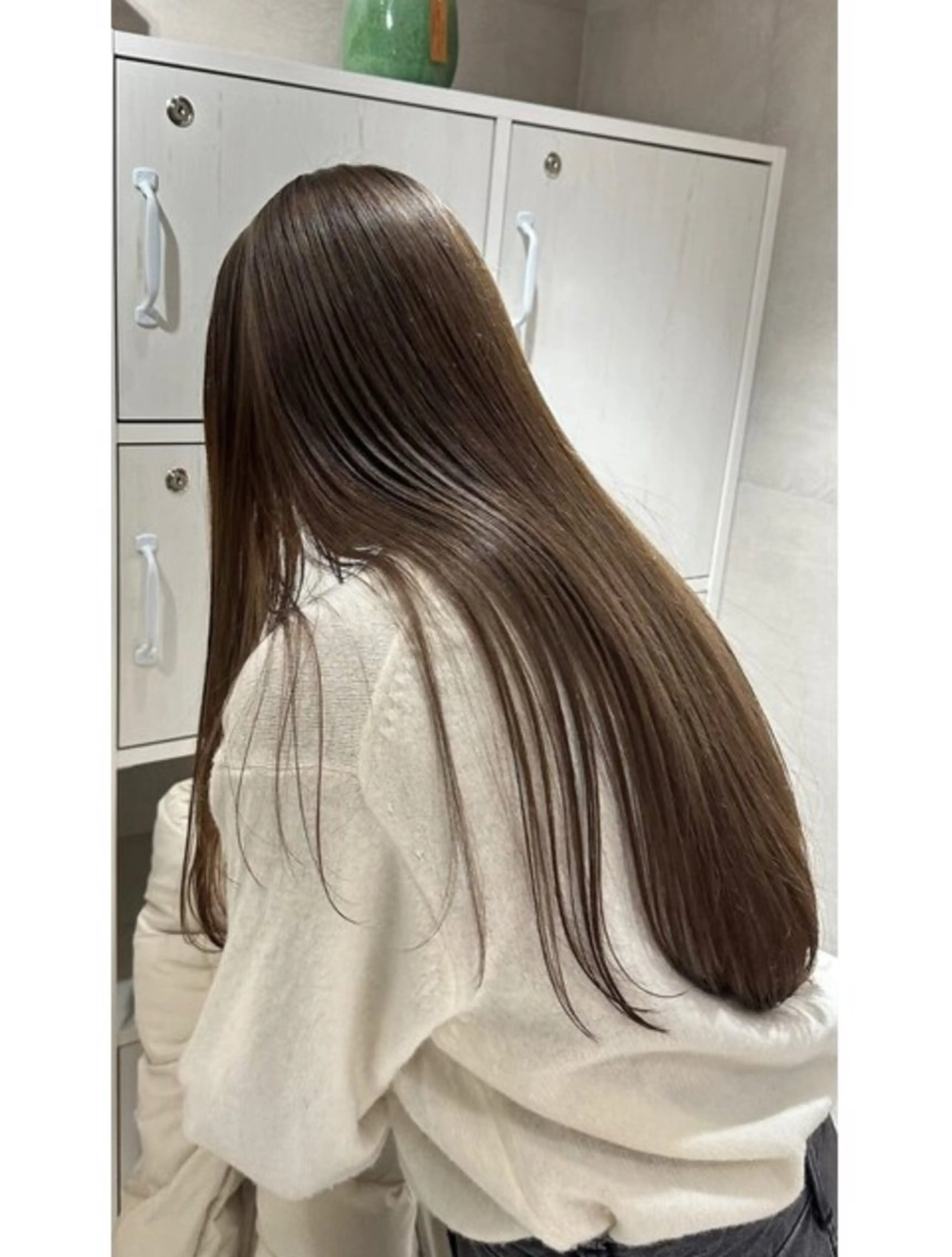 ロング カラー 髪質改善 縮毛矯正 カット ヘアカラー 縮毛矯正 トリートメント 茅ヶ崎/縮毛矯正/ ソノカのヘアスタイル