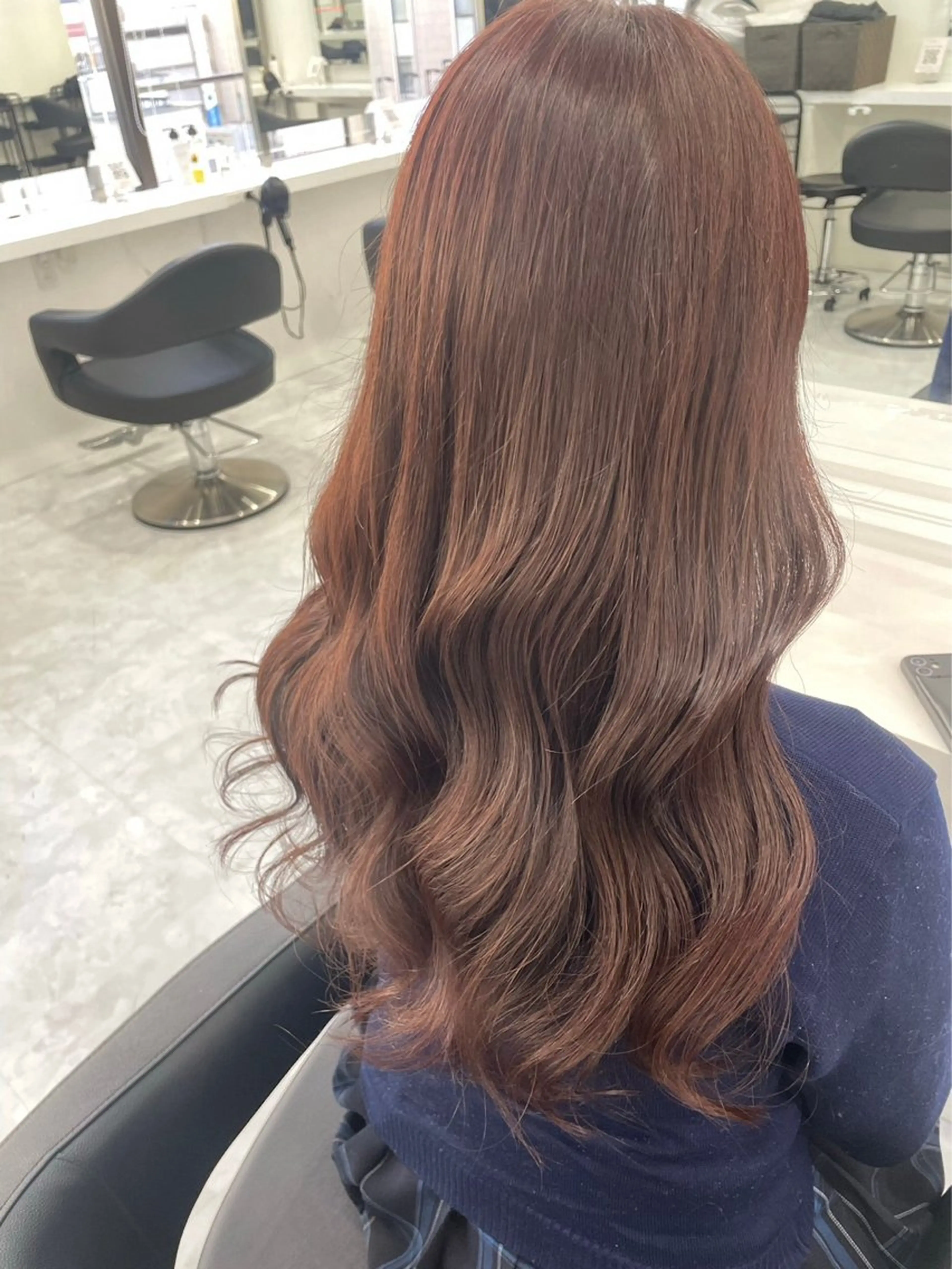 ロング メンズ ヘアカラー トリートメント 艶感ミルクティー🤍 色落ち綺麗🤍ともやのヘアスタイル