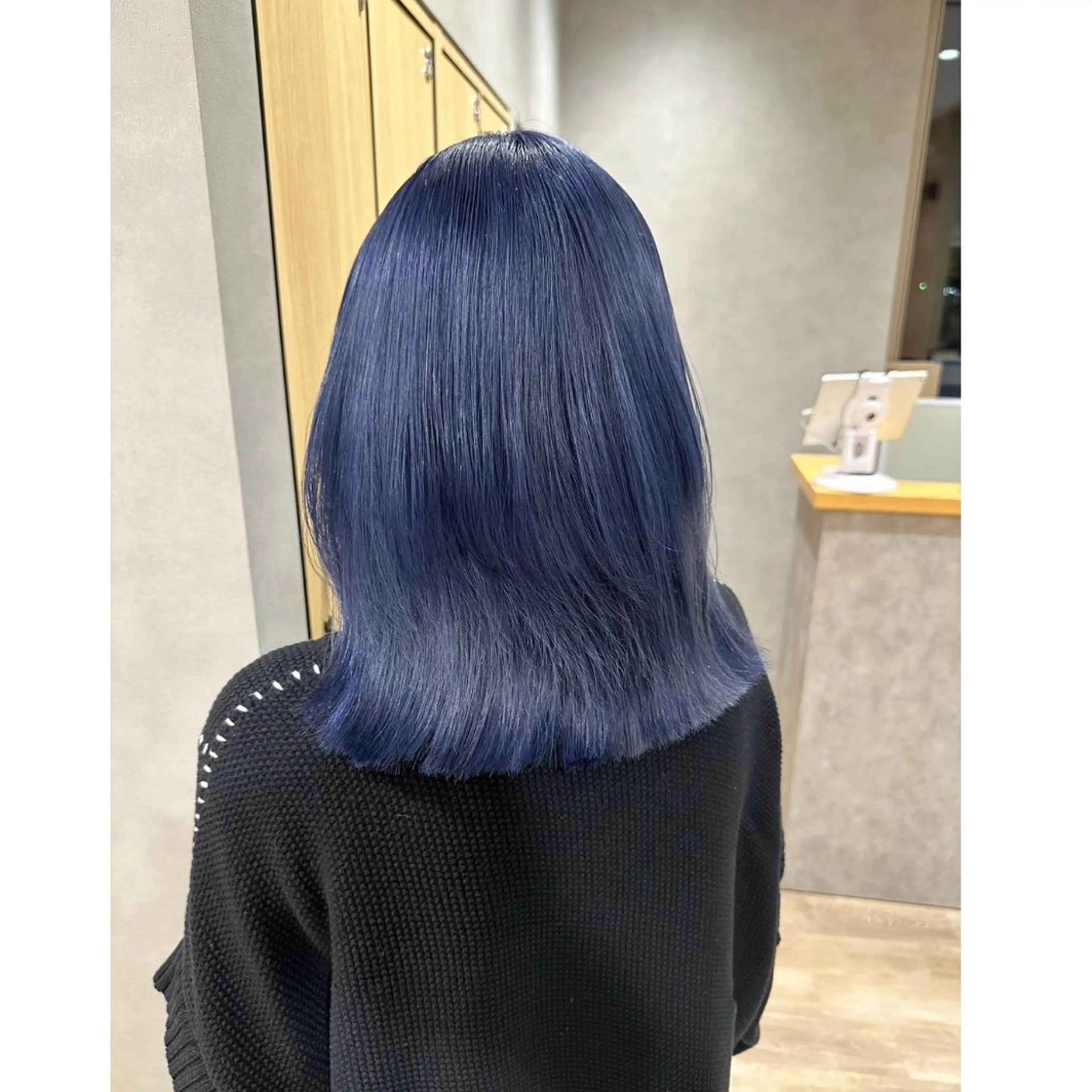<ミニモ限定価格>🎨ブリーチonカラー+トリートメント🎨💙寒色カラー💙の写真