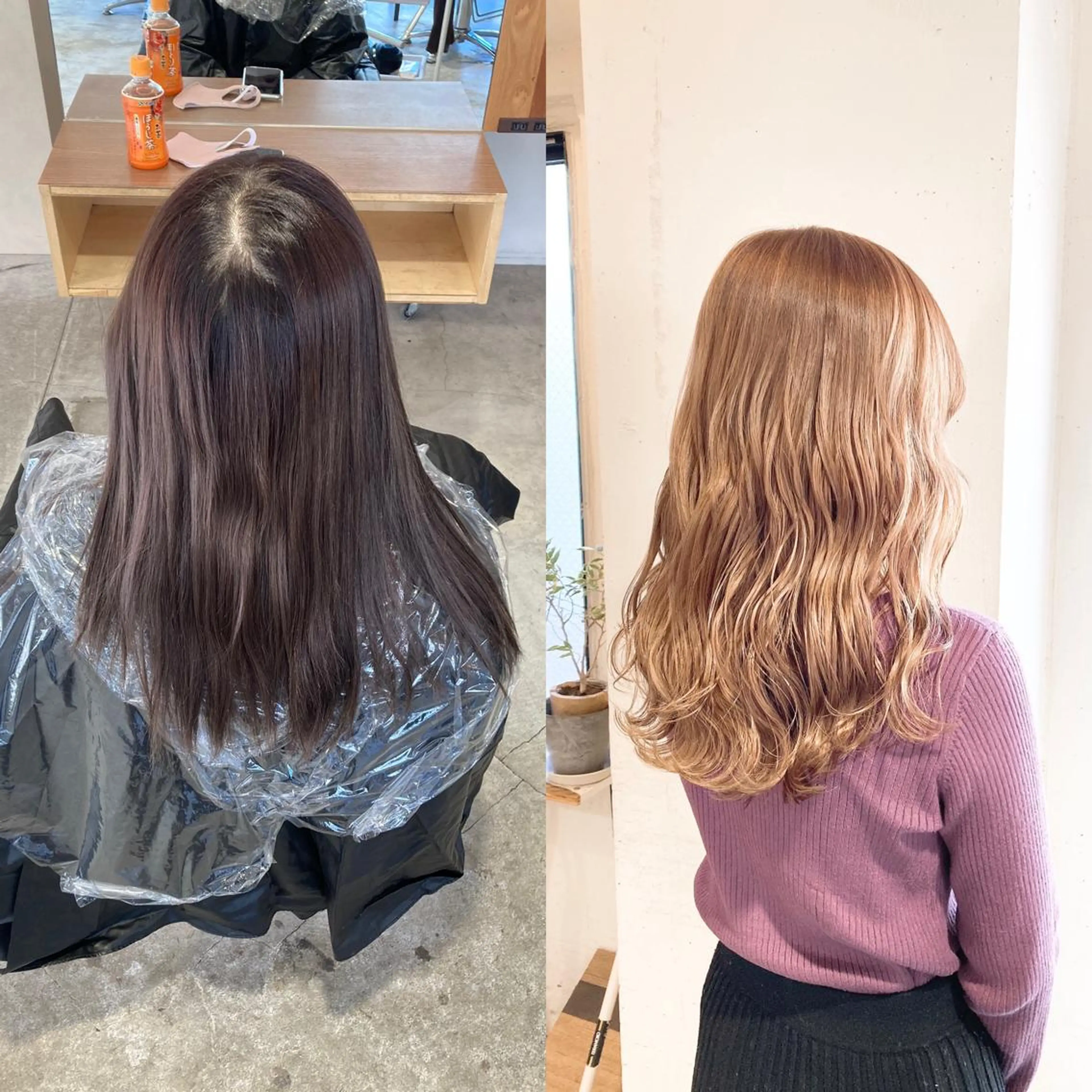カラー ブリーチ 💗モテ髪 ハイトーンあや💗のヘアスタイル