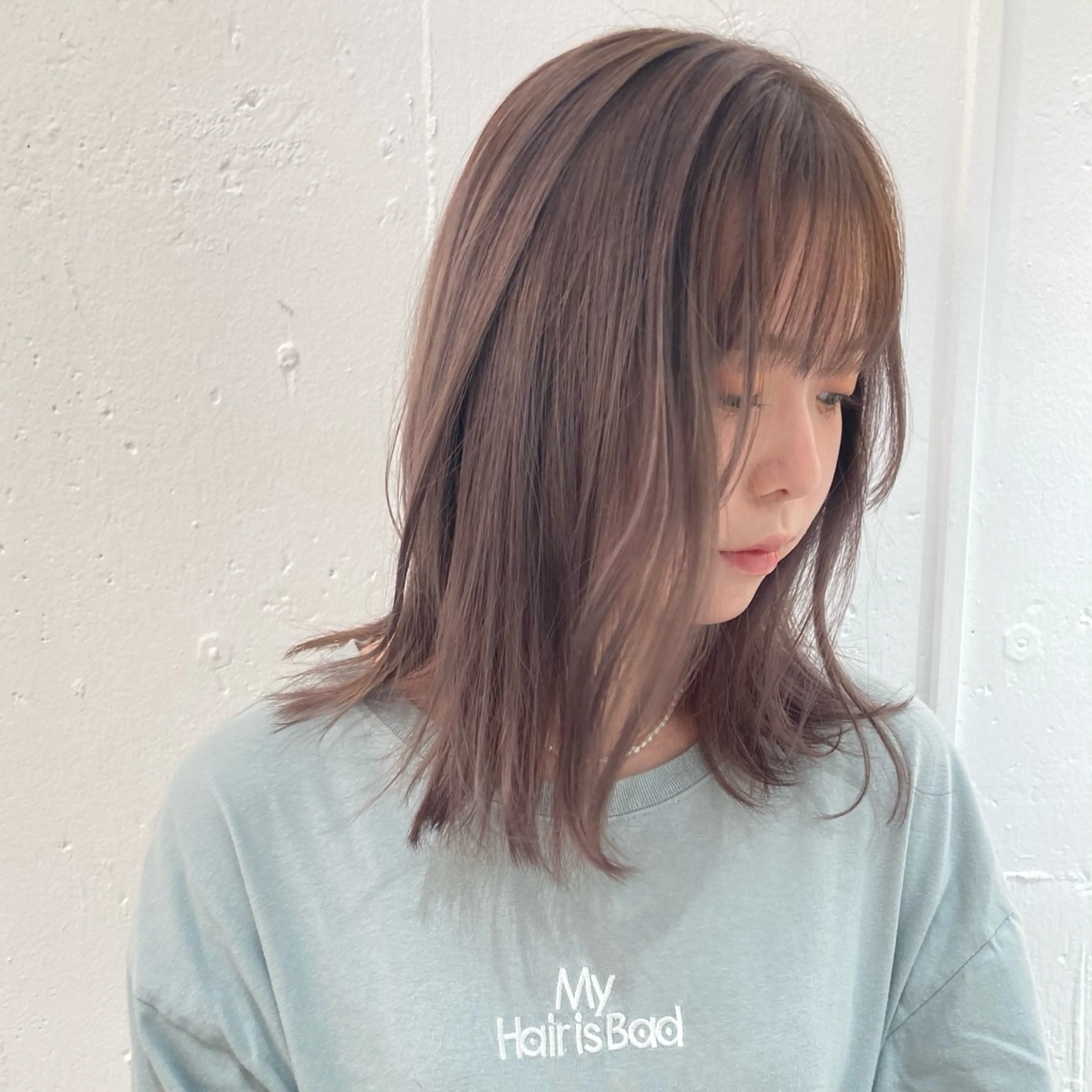 カラー ヘアカラー 升方 楓のヘアスタイル
