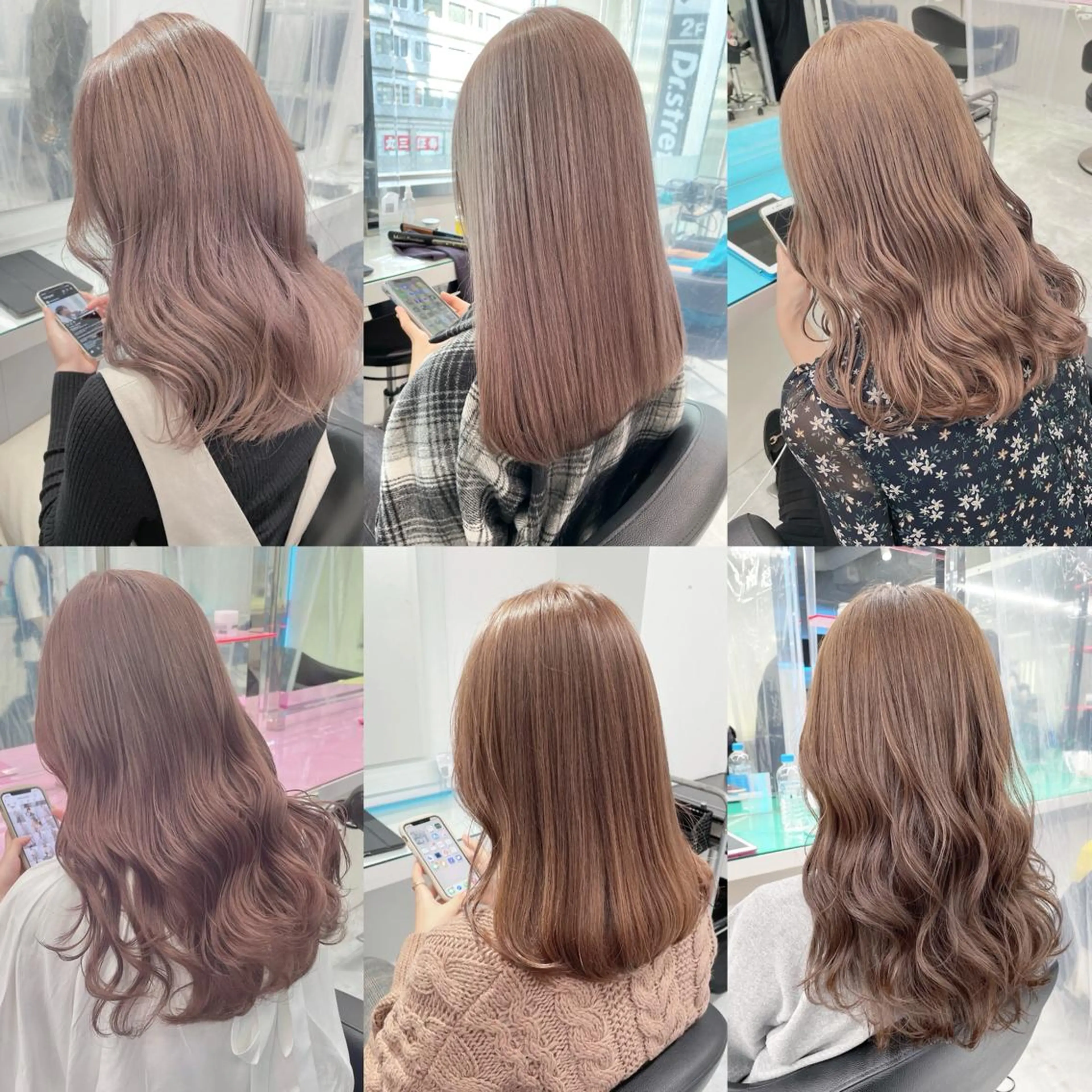 ロング カラー 💖可愛い色たくさん 権田やすなり💖のヘアスタイル