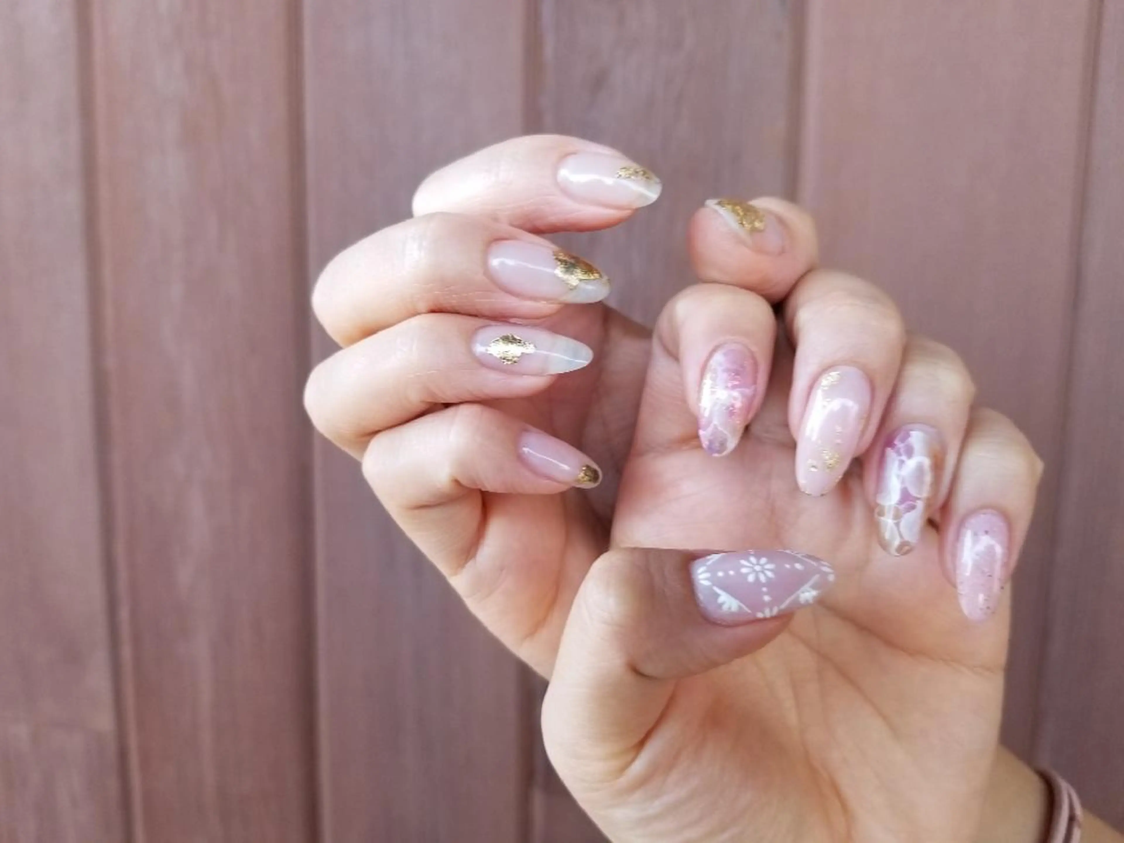 ネイル joie ange難波店所属・田邊 早也香のネイルデザイン