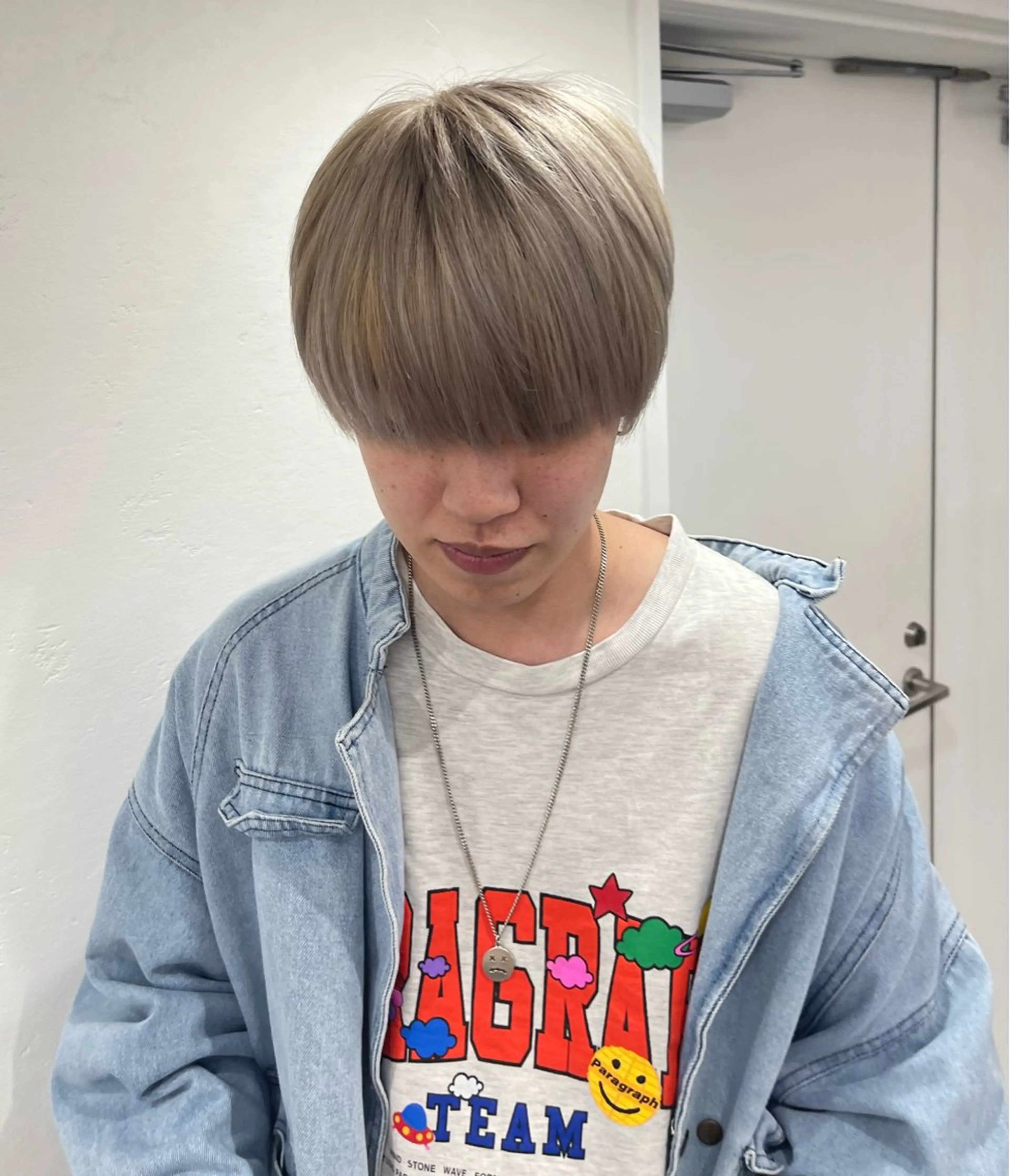 カラー TENSHO 原宿　ハイトーンのヘアスタイル