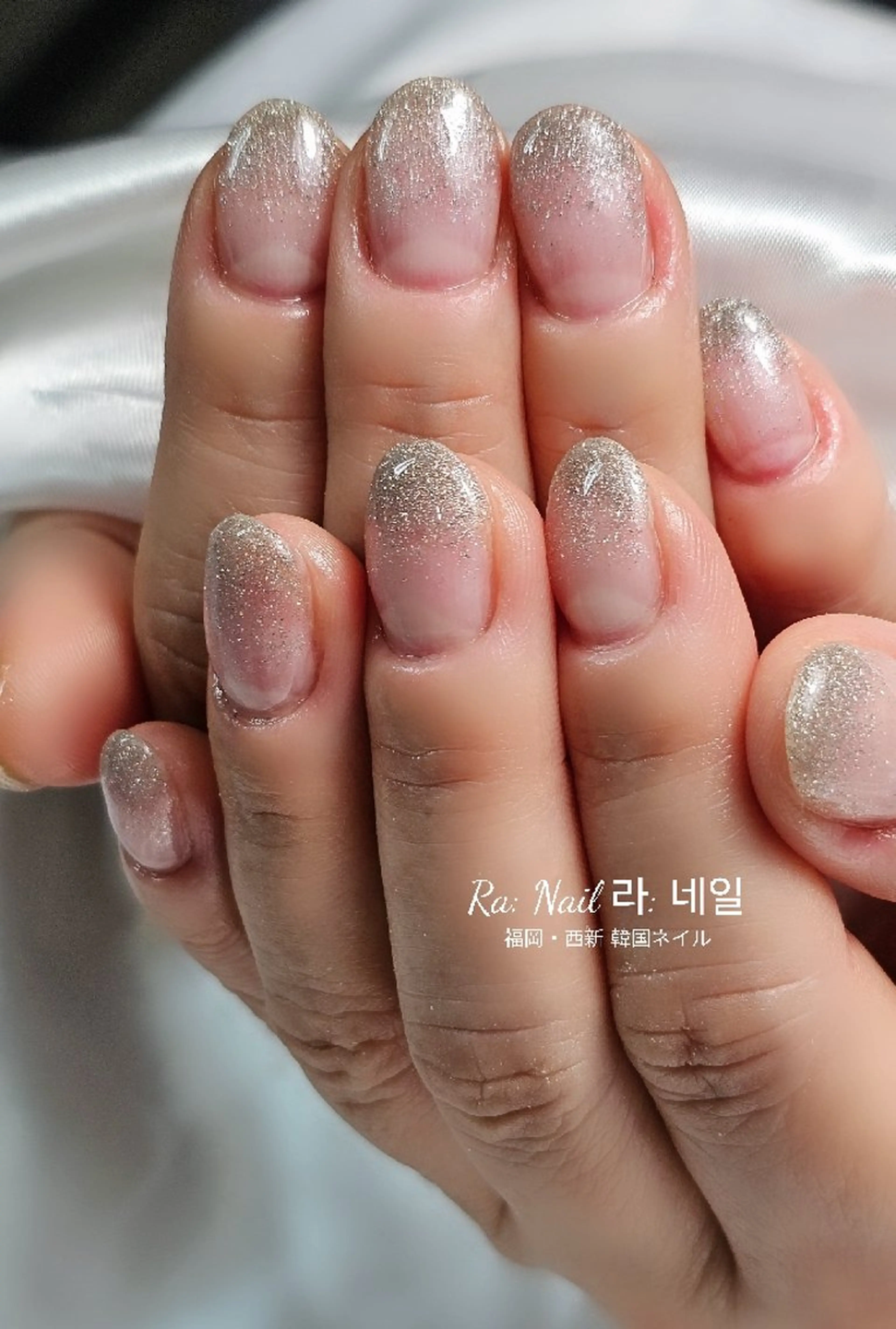ネイル ジェルネイル マグネットネイル Ra: Nail所属・Ra: nail    西新 韓国ネイルのネイルデザイン