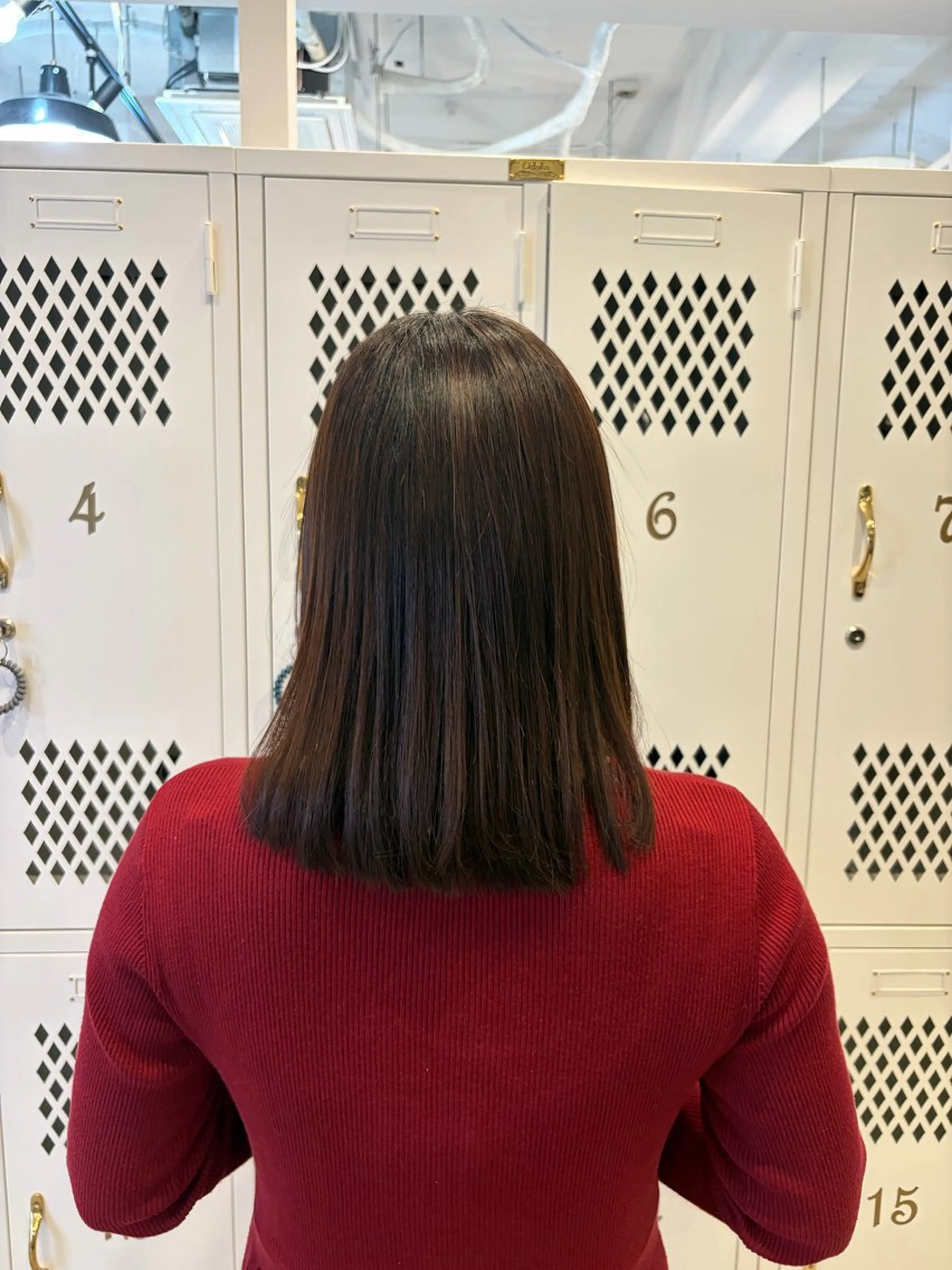 ミディアム レディースカット モデル無料🌼岩山のヘアスタイル