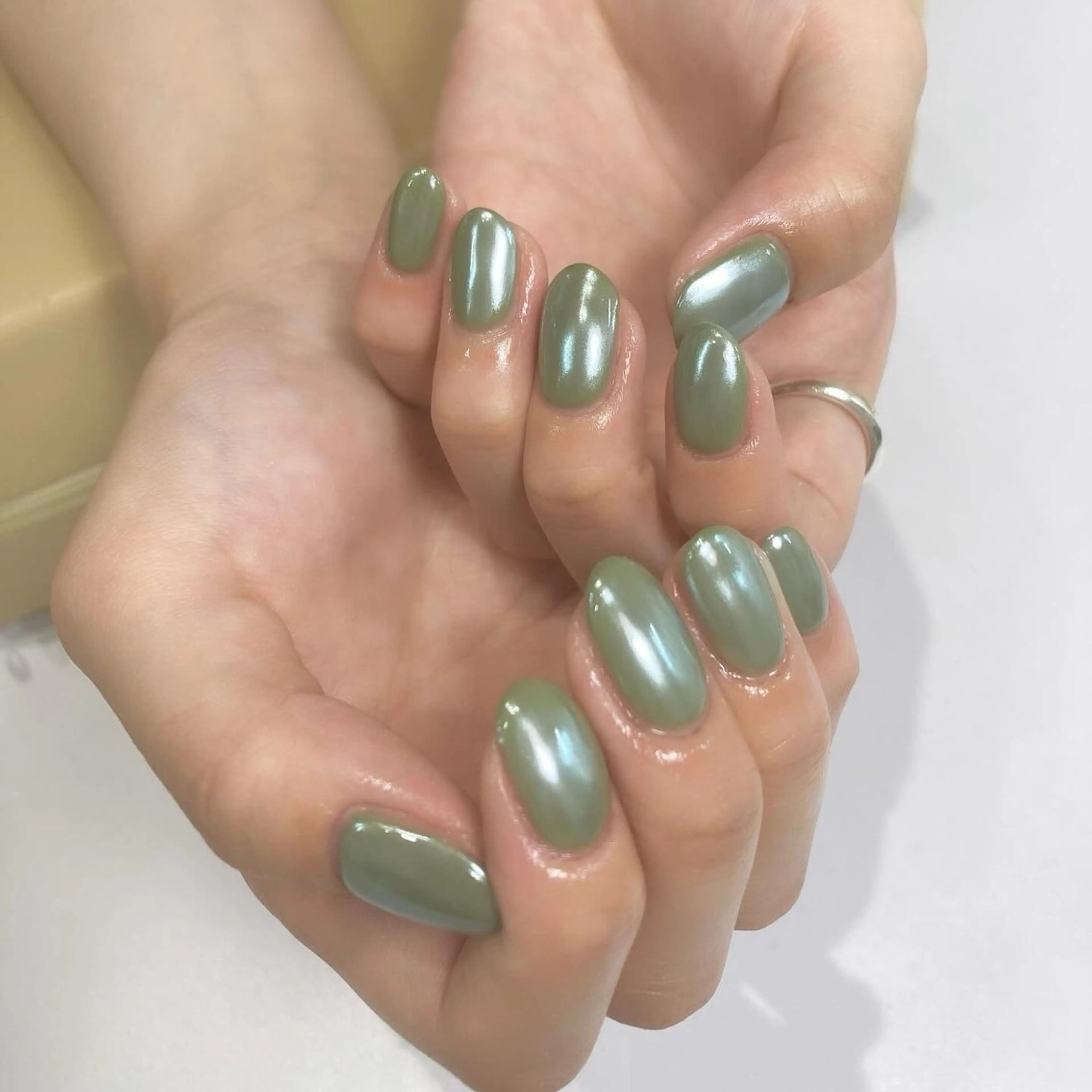 ネイル ミラーネイル ハンドネイル RicottEYELASH&NAIL所属・下城 葵のネイルデザイン