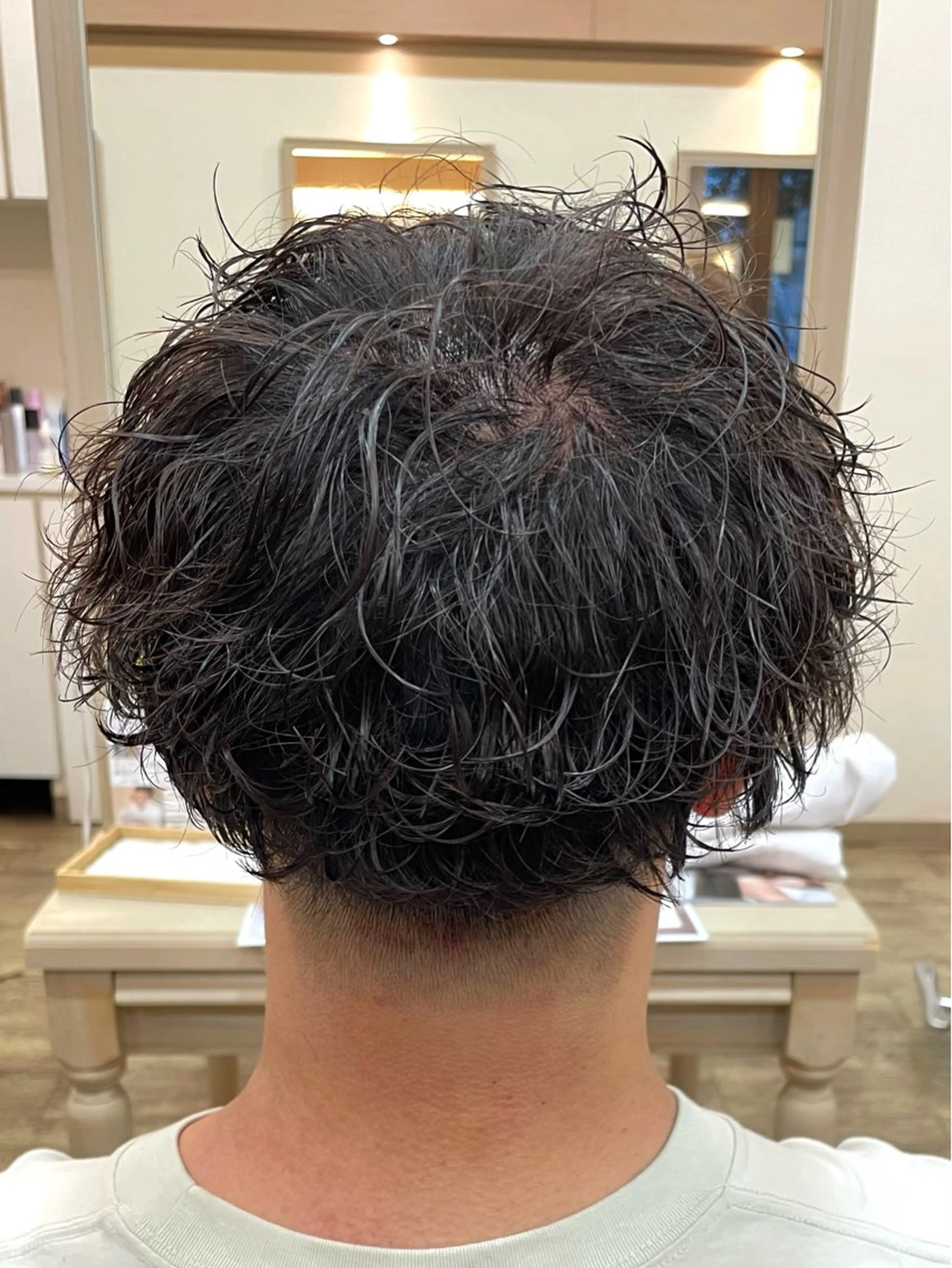 ショート パーマ メンズ カット パーマ メンズパーマ🌀/ 中村郁未のヘアスタイル