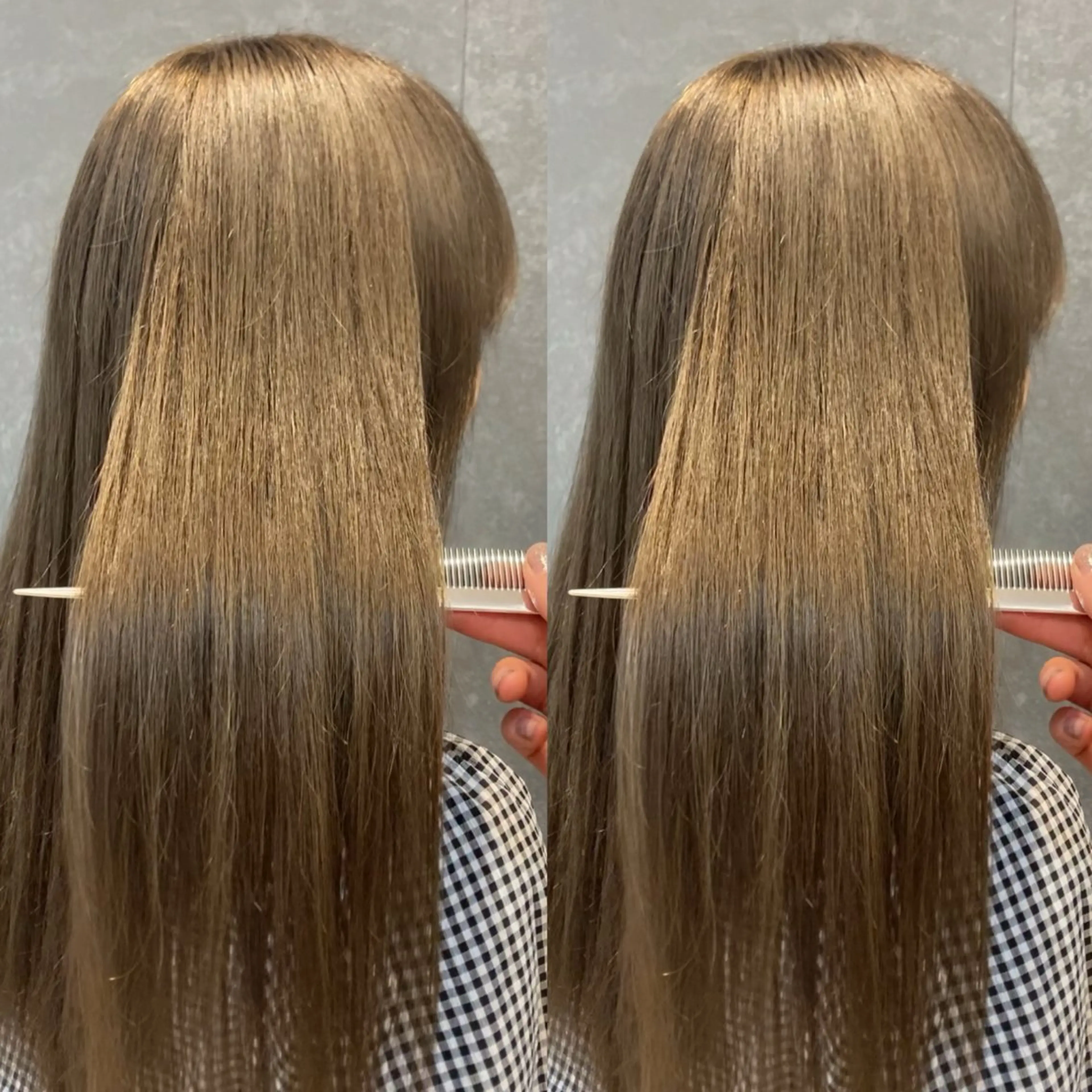 ロング カラー ベージュカラー ブリーチ schon所属・み うのヘアスタイル