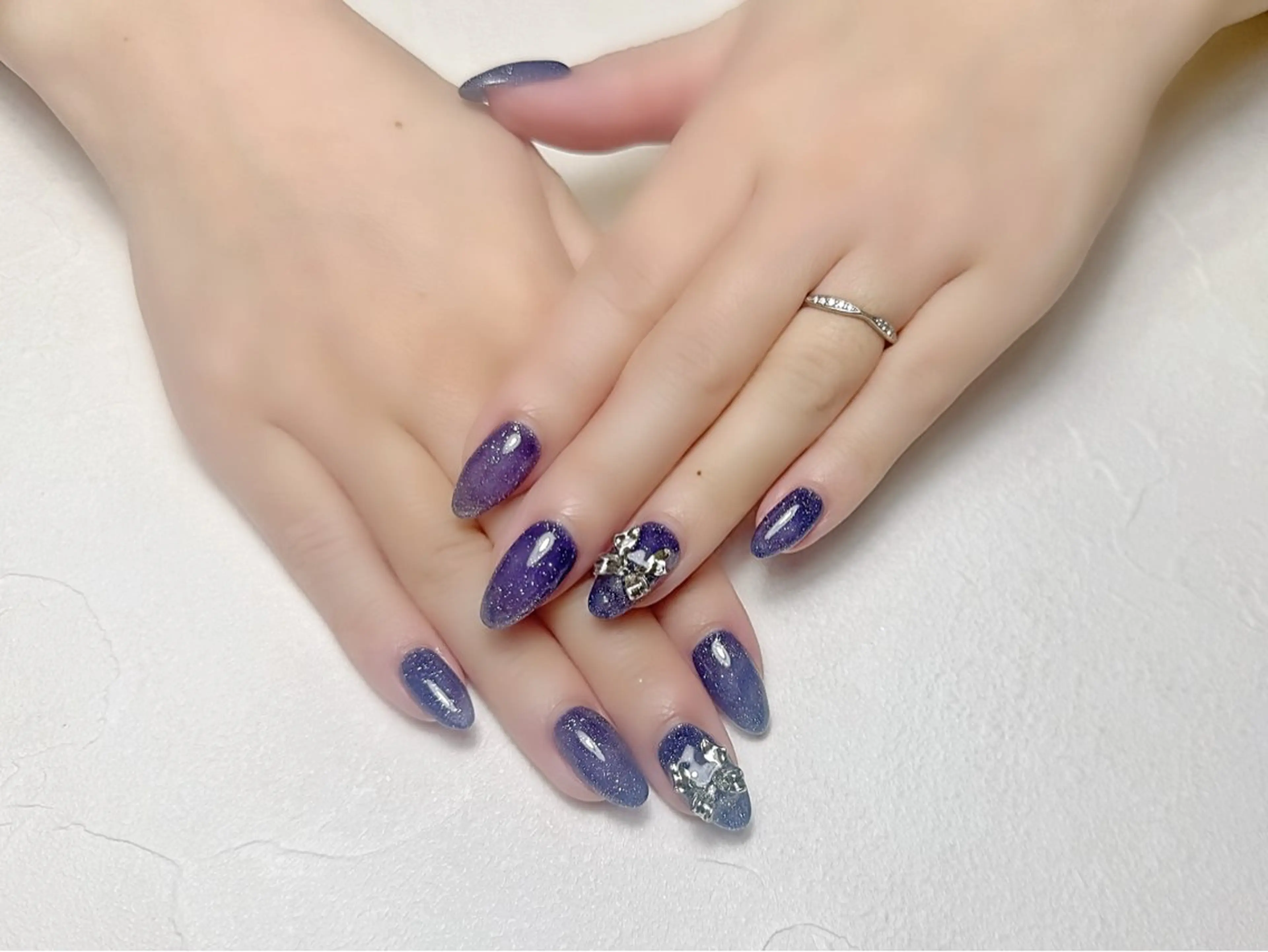 ネイル フラッシュネイル 夏ネイル rouse nail RISATOのネイルデザイン
