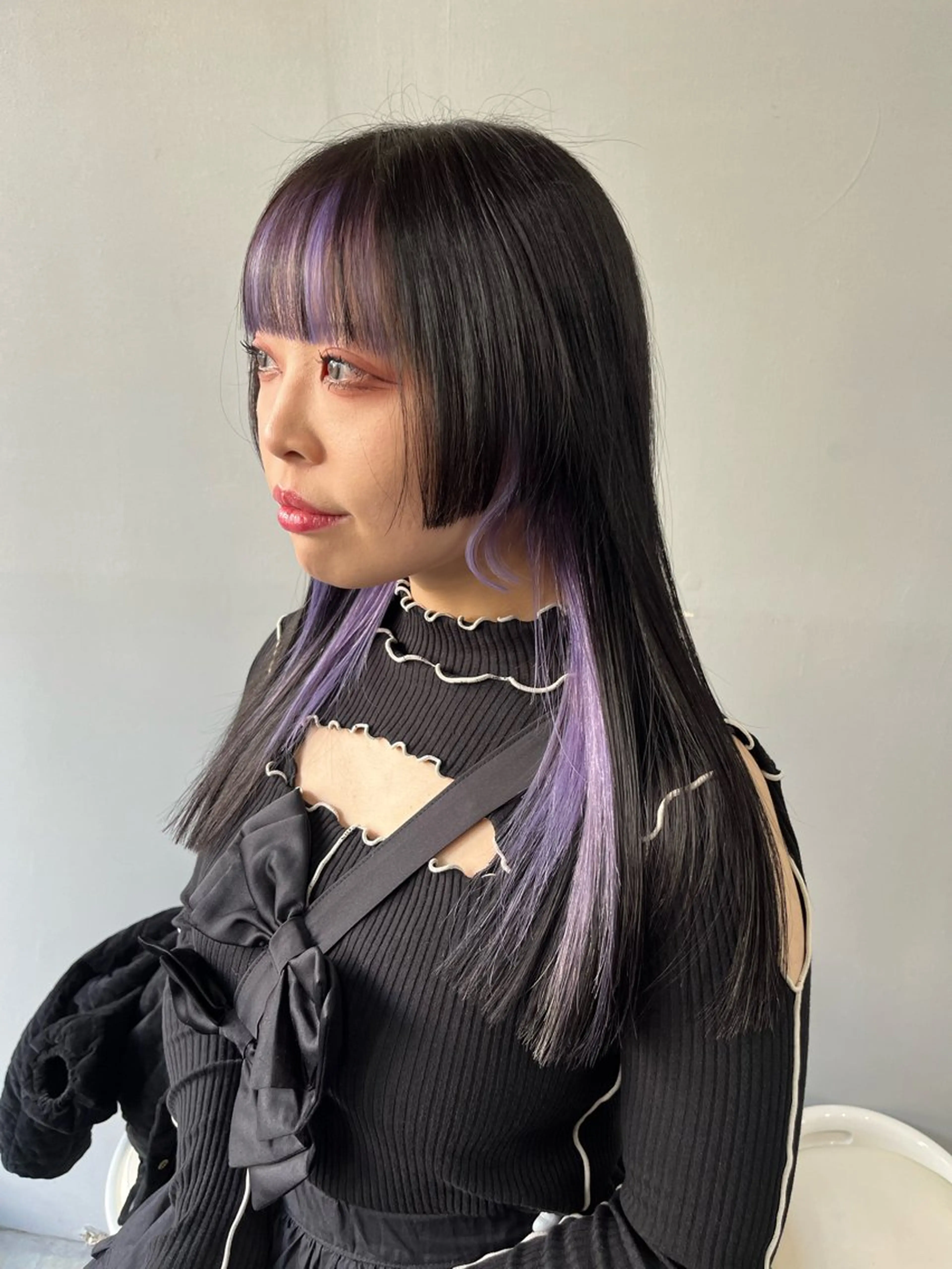 ミディアム カラー カット ヘアカラー トリートメント ヘアセット 🎀透明感 カラー🎀ミズキのヘアスタイル