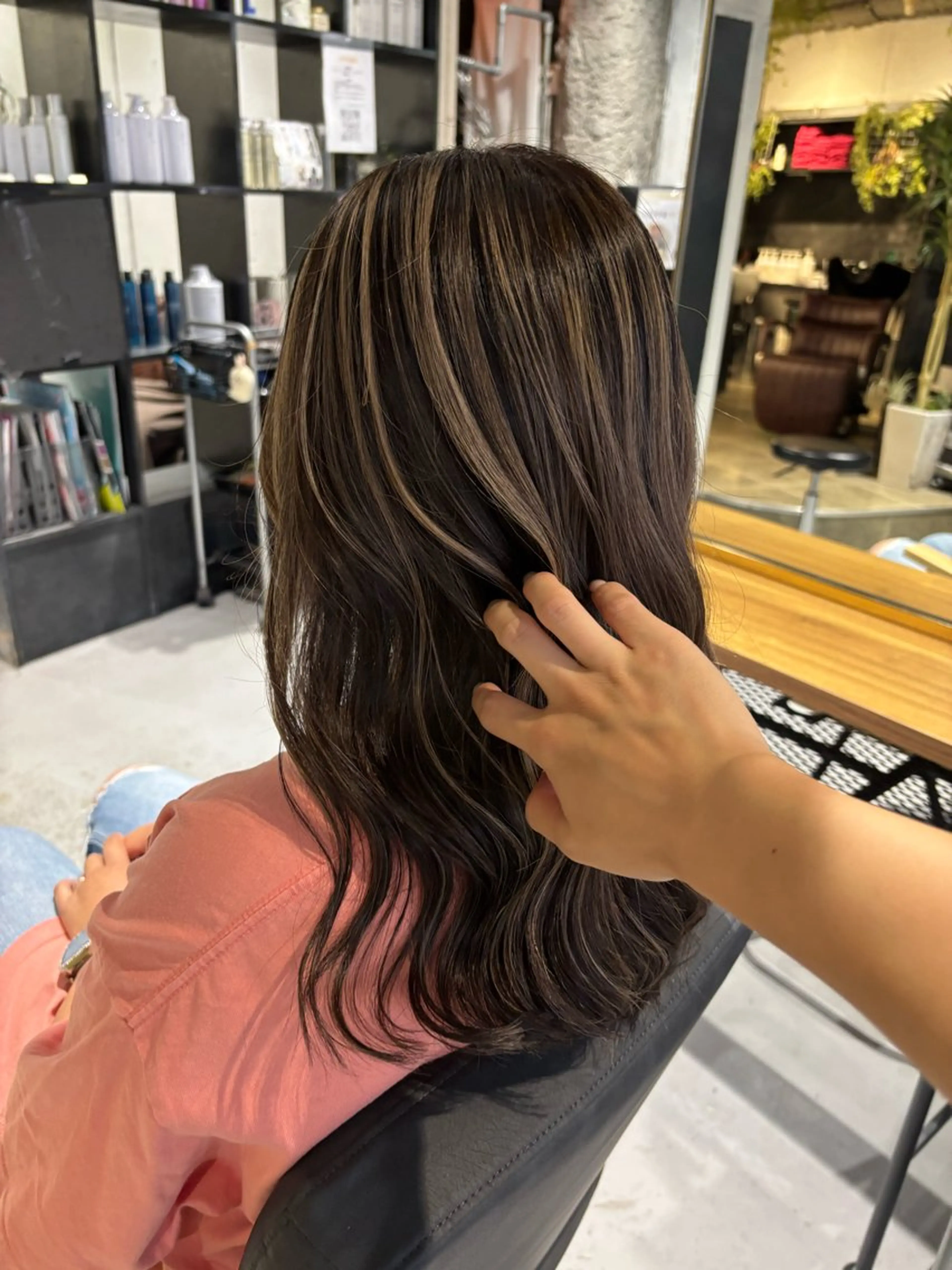 ロング ハイライト カット ヘアカラー トリートメント inc新小岩北口店 🫧Nichikaのヘアスタイル