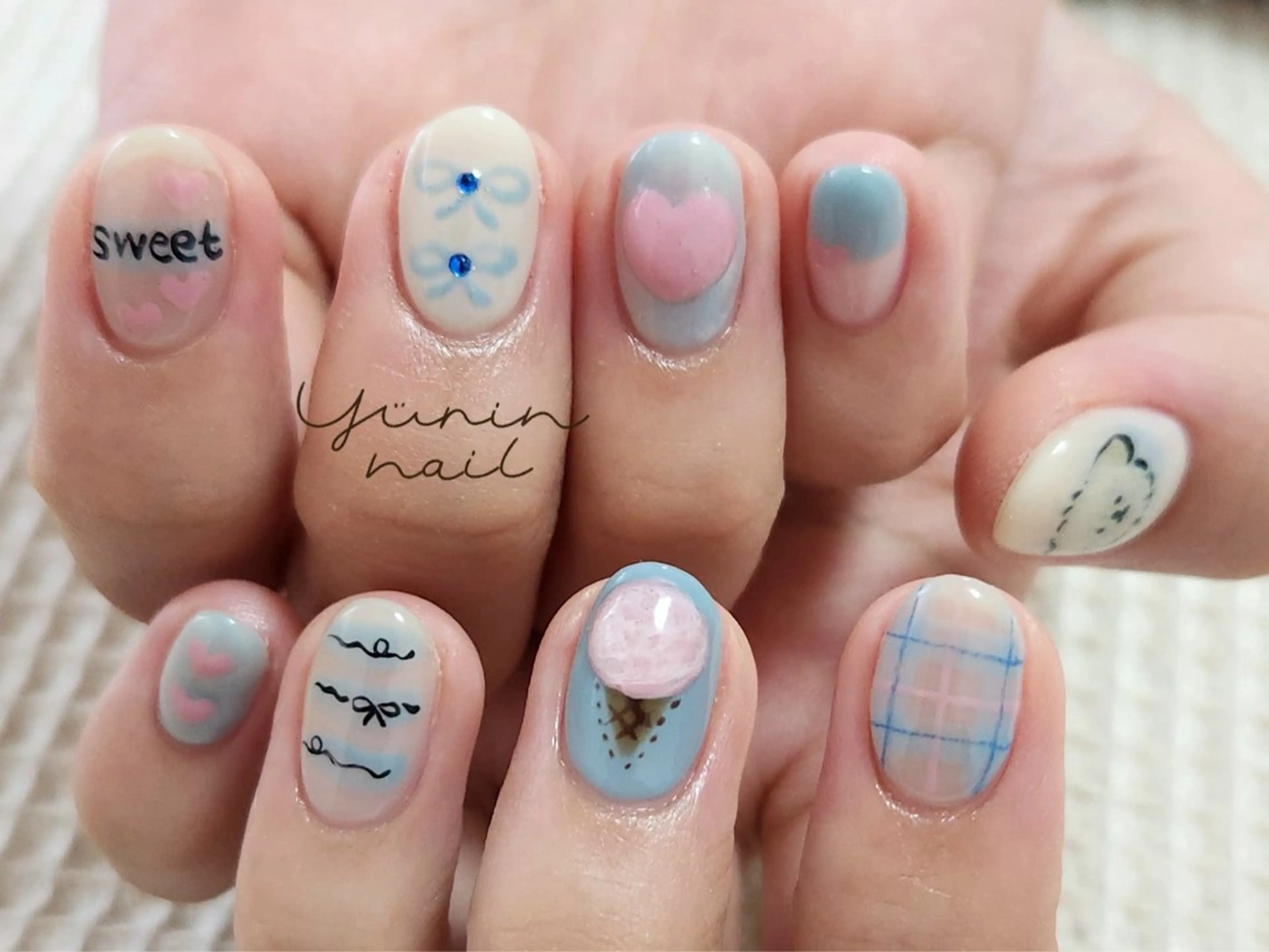 ネイル ハンドネイル ショートネイル専門 yurin nailのネイルデザイン