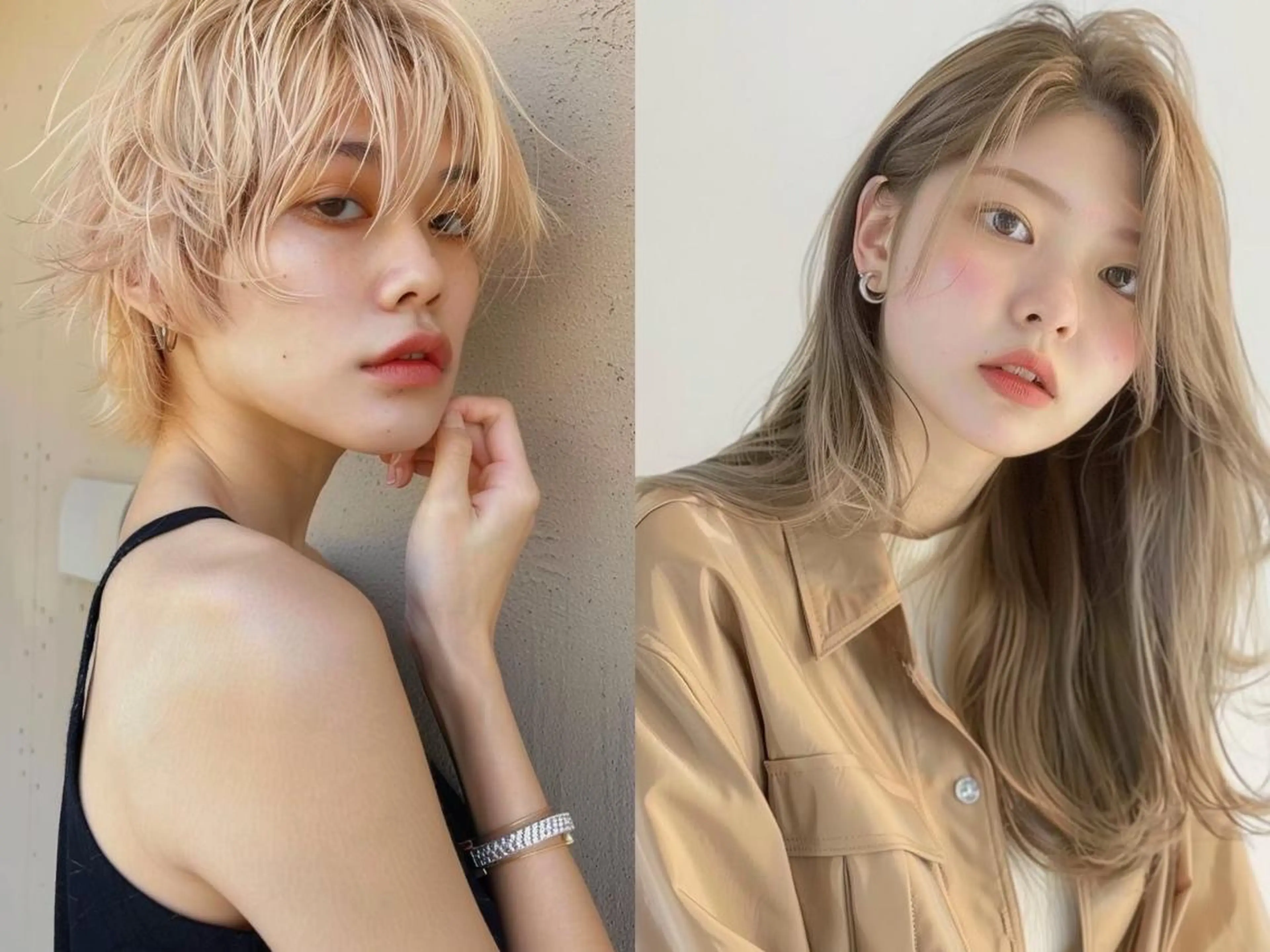【平日限定☘️】💎レディース限定💎メンテナンスカット➕ブリーチカラー➕1stepトリートメントの写真