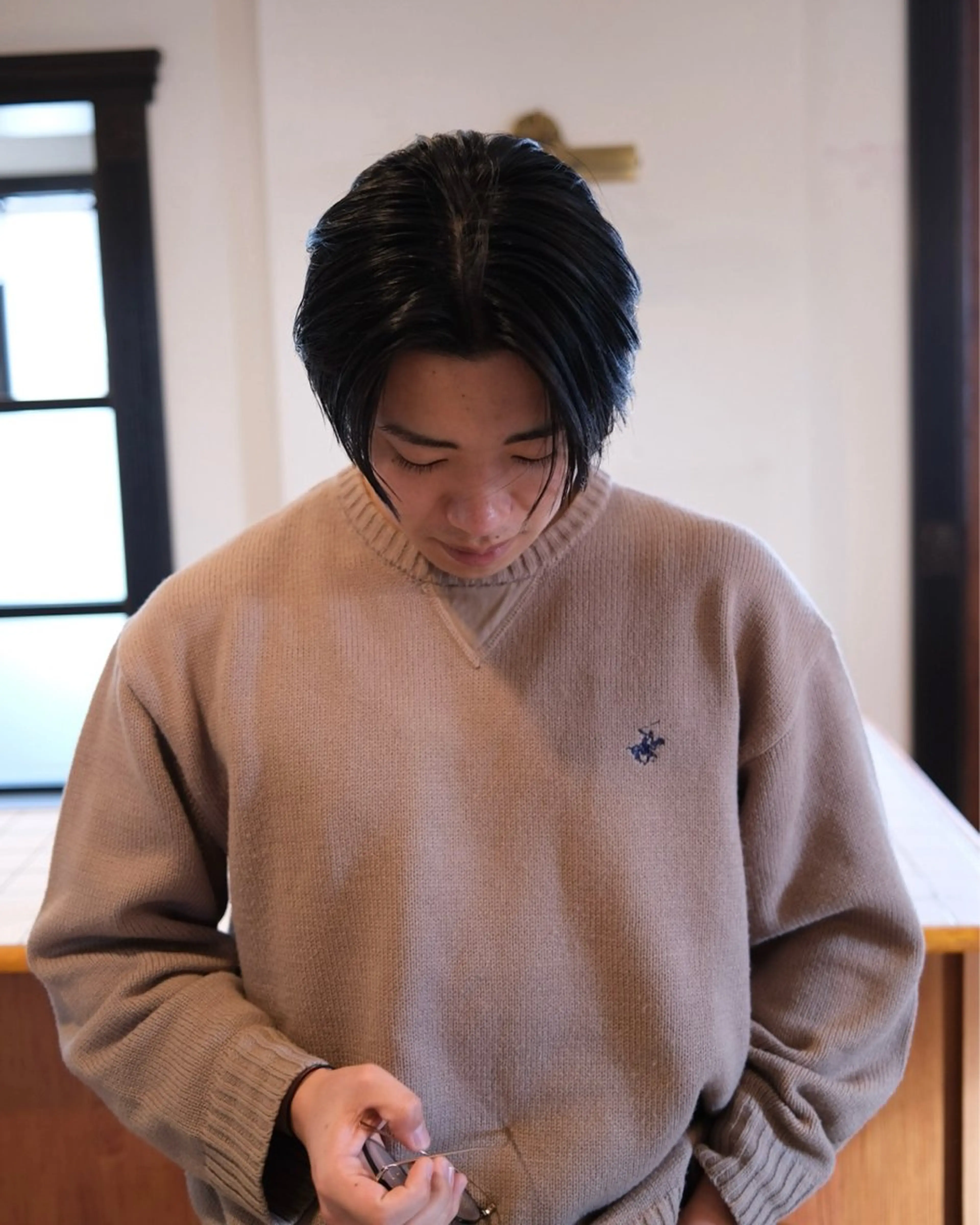 ショート メンズ カット ヘアセット Hair Salon FIKA（ヘアサロンフィーカ）所属・メンズパーマモデル /FIKAスズキのヘアスタイル
