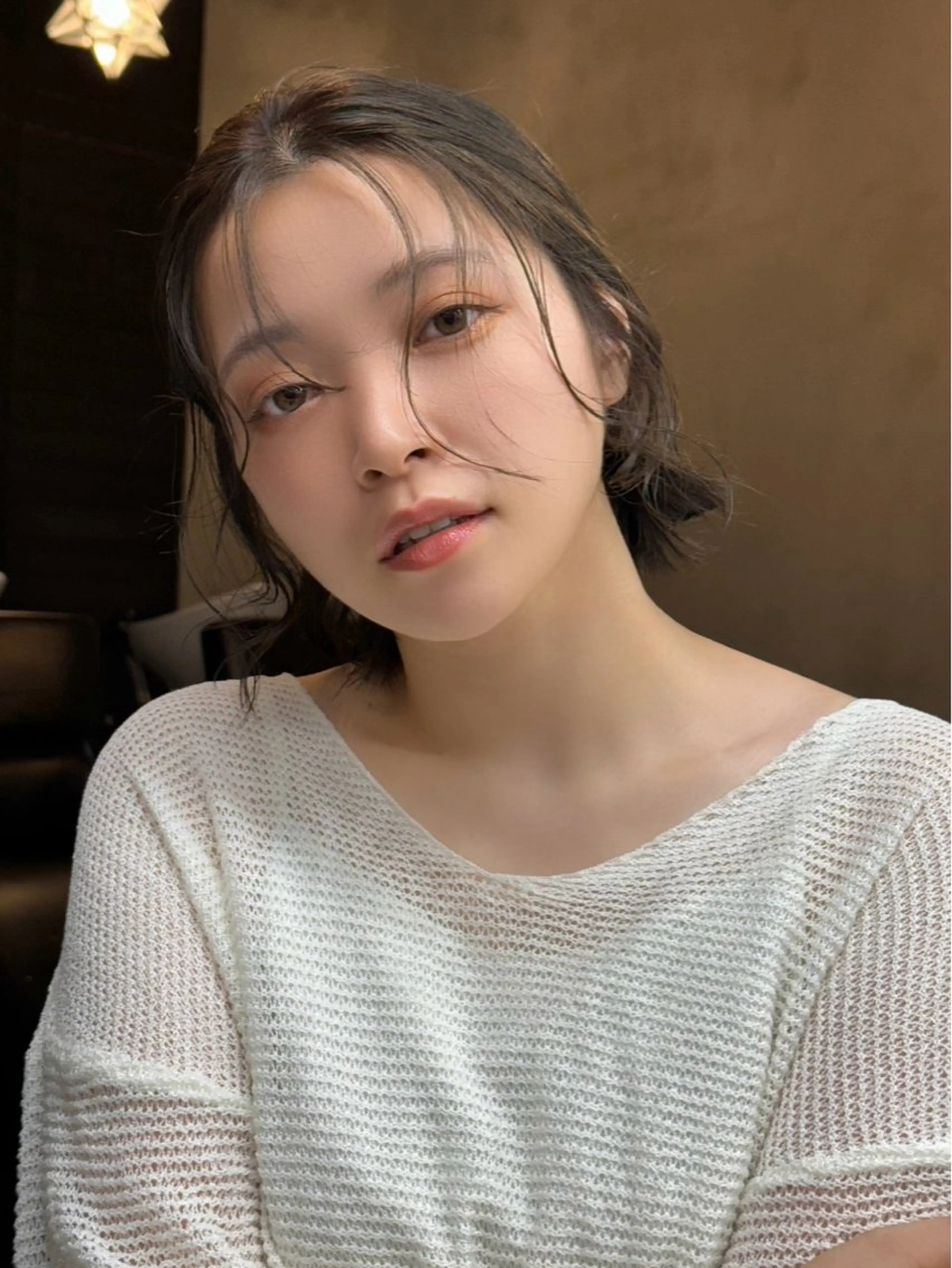 ショート カット ヘアカラー トリートメント 原宿レイヤーカット 渋谷【山本喜熙】のヘアスタイル