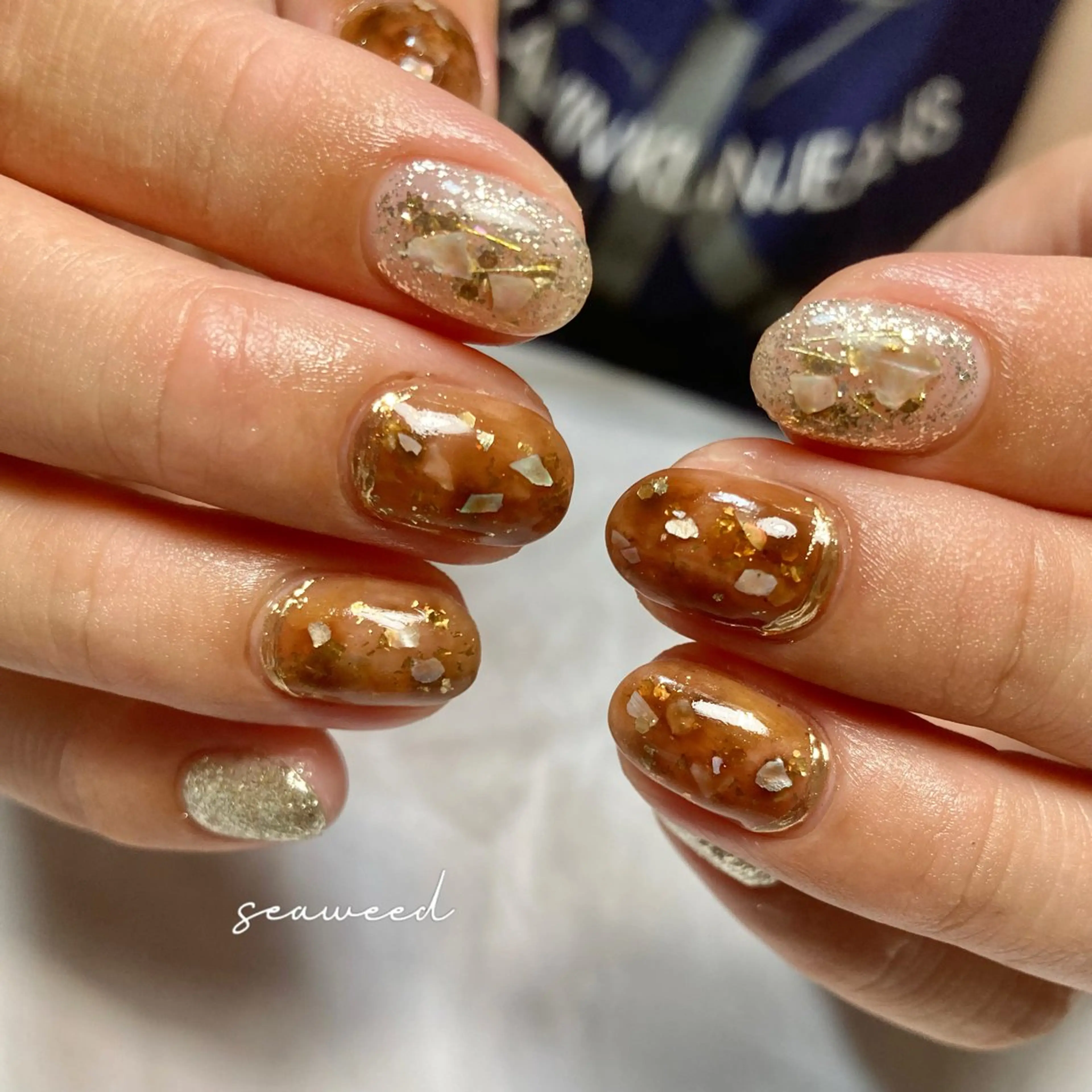 ネイル ハンドネイル seaweed nailのネイルデザイン