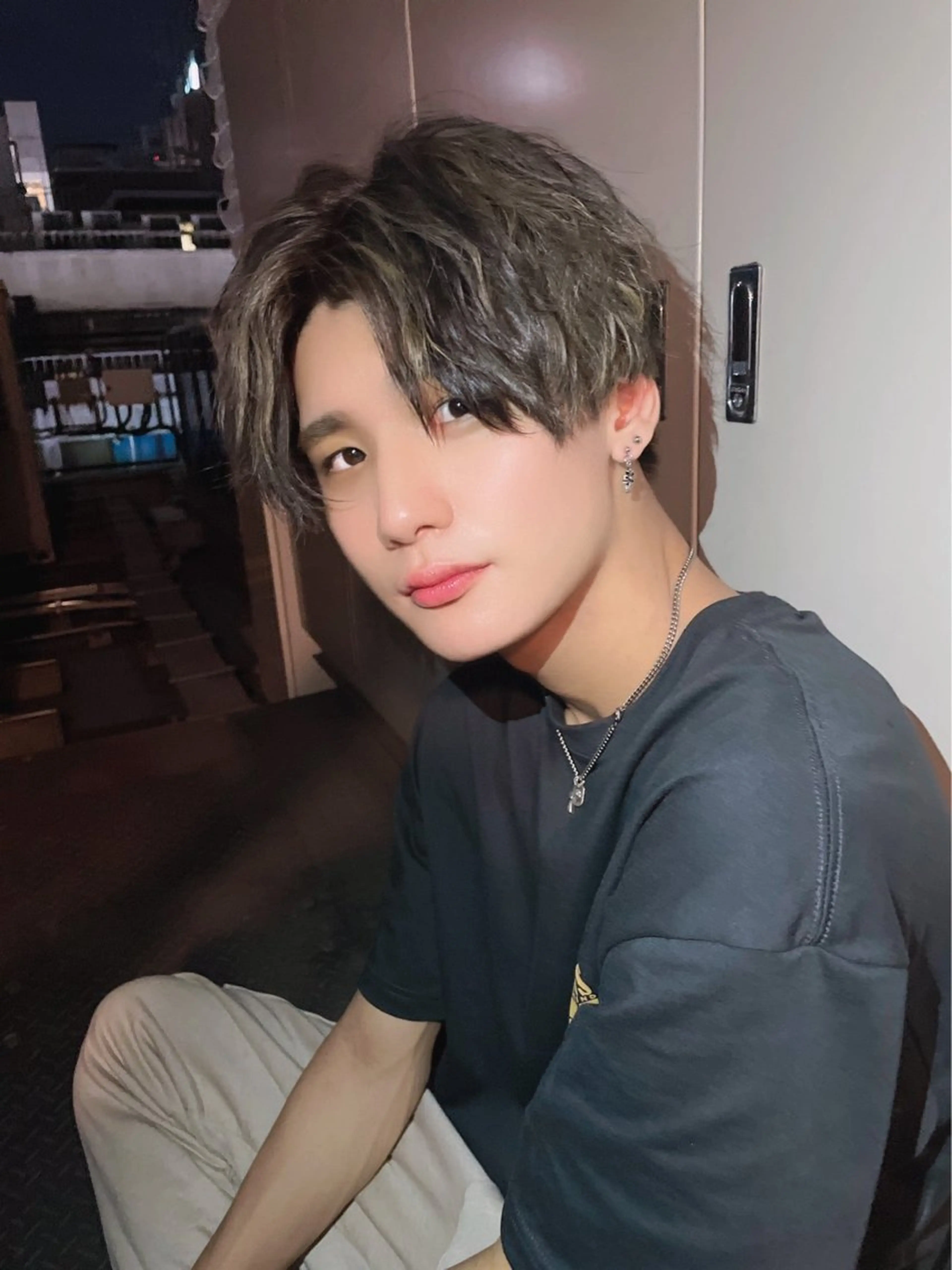 ショート カラー パーマ ヘアアレンジ メンズ キッズ メンズブリーチ メンズハイライト メンズ韓国風 メンズパーマ ベージュカラー 平川 友理/韓国ヘア💘のヘアスタイル