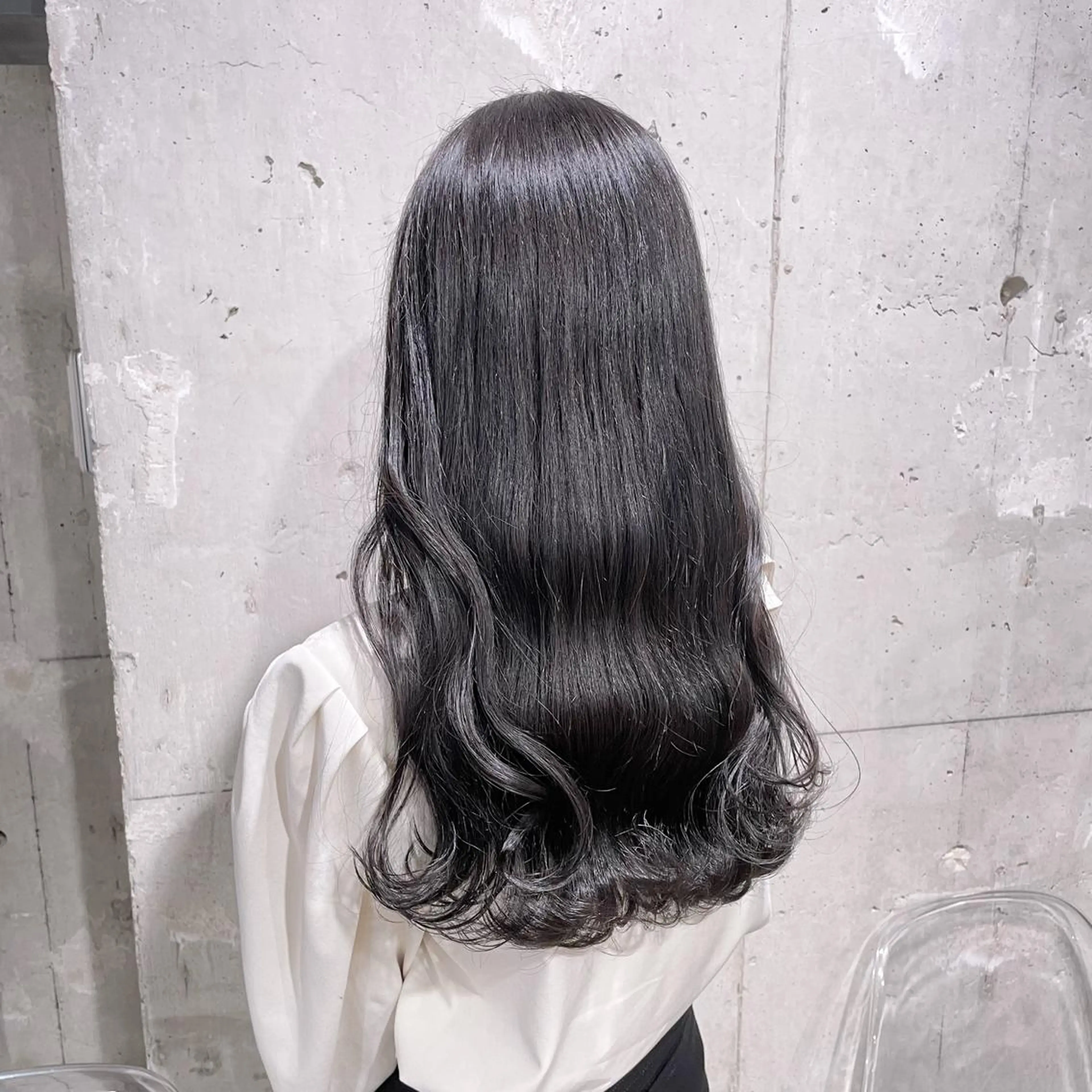 ロング カラー ヘアカラー トリートメント ヘアセット I'S.横浜所属・赤み消しカラー 🍀JUNKIのヘアスタイル