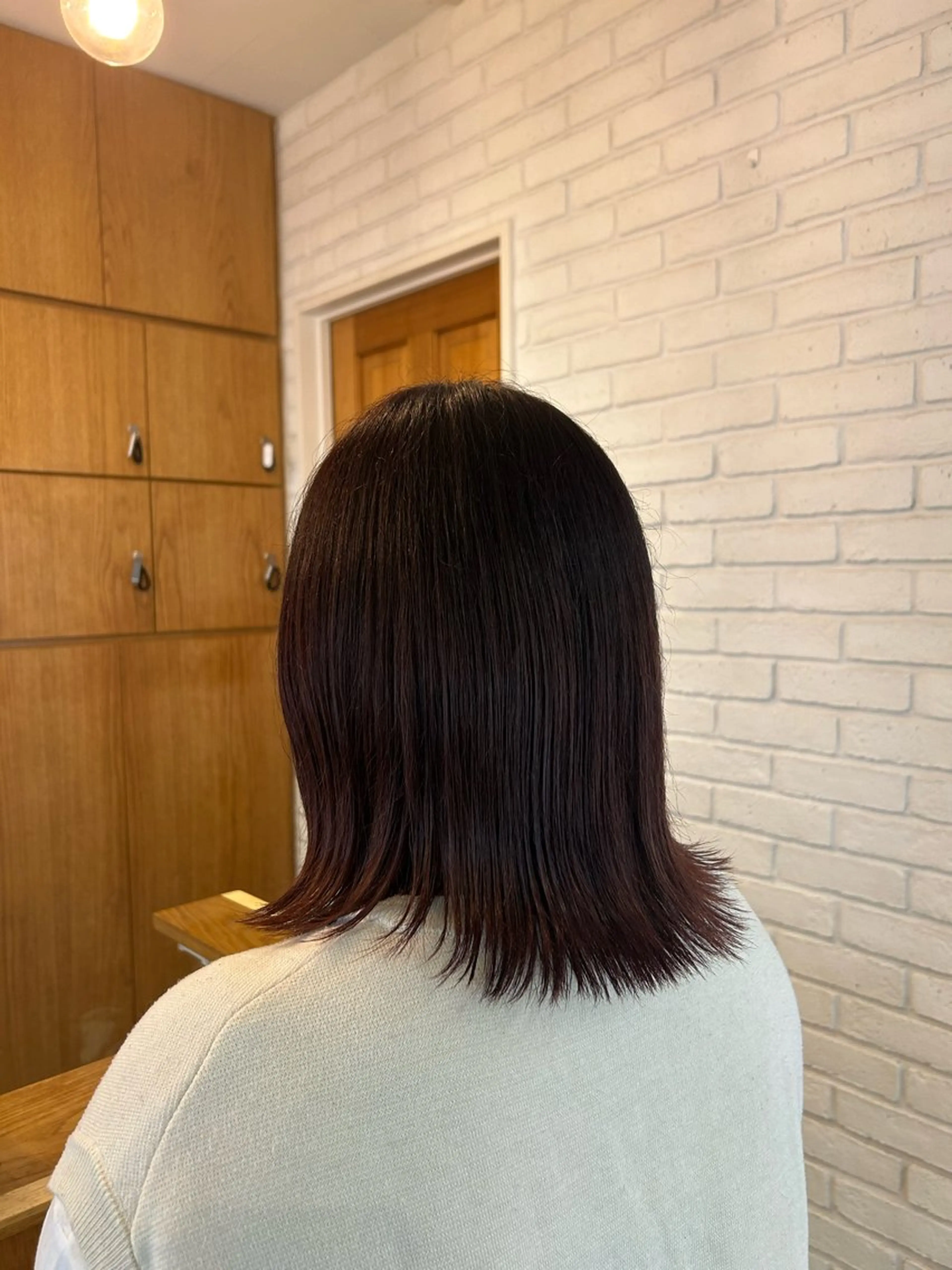 ミディアム ピンクブラウン カットモデル 募集❗️❗️まどかのヘアスタイル