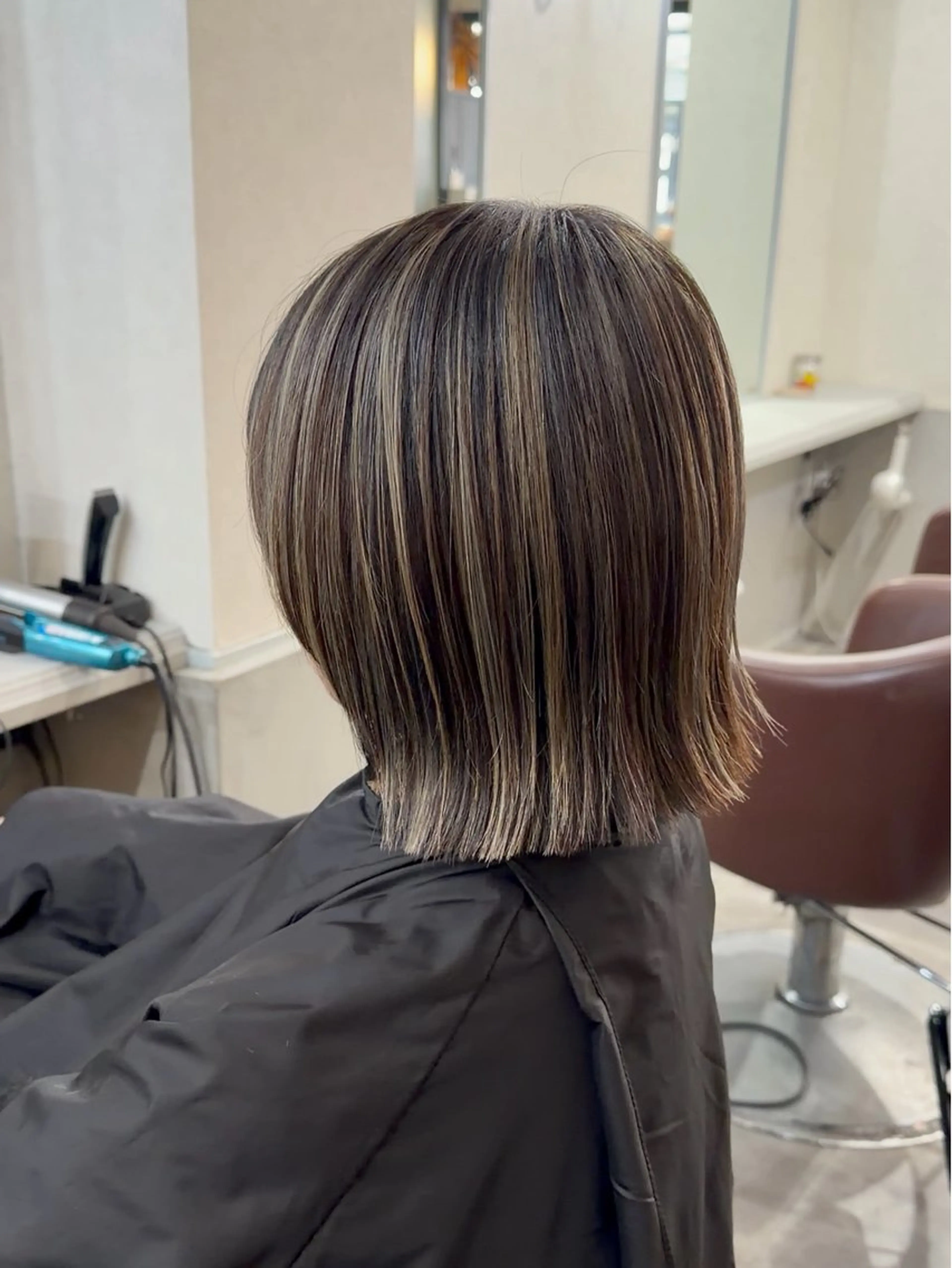 ミディアム ハイライト カット ヘアカラー _WHITE並木店 喜多村天斗のヘアスタイル