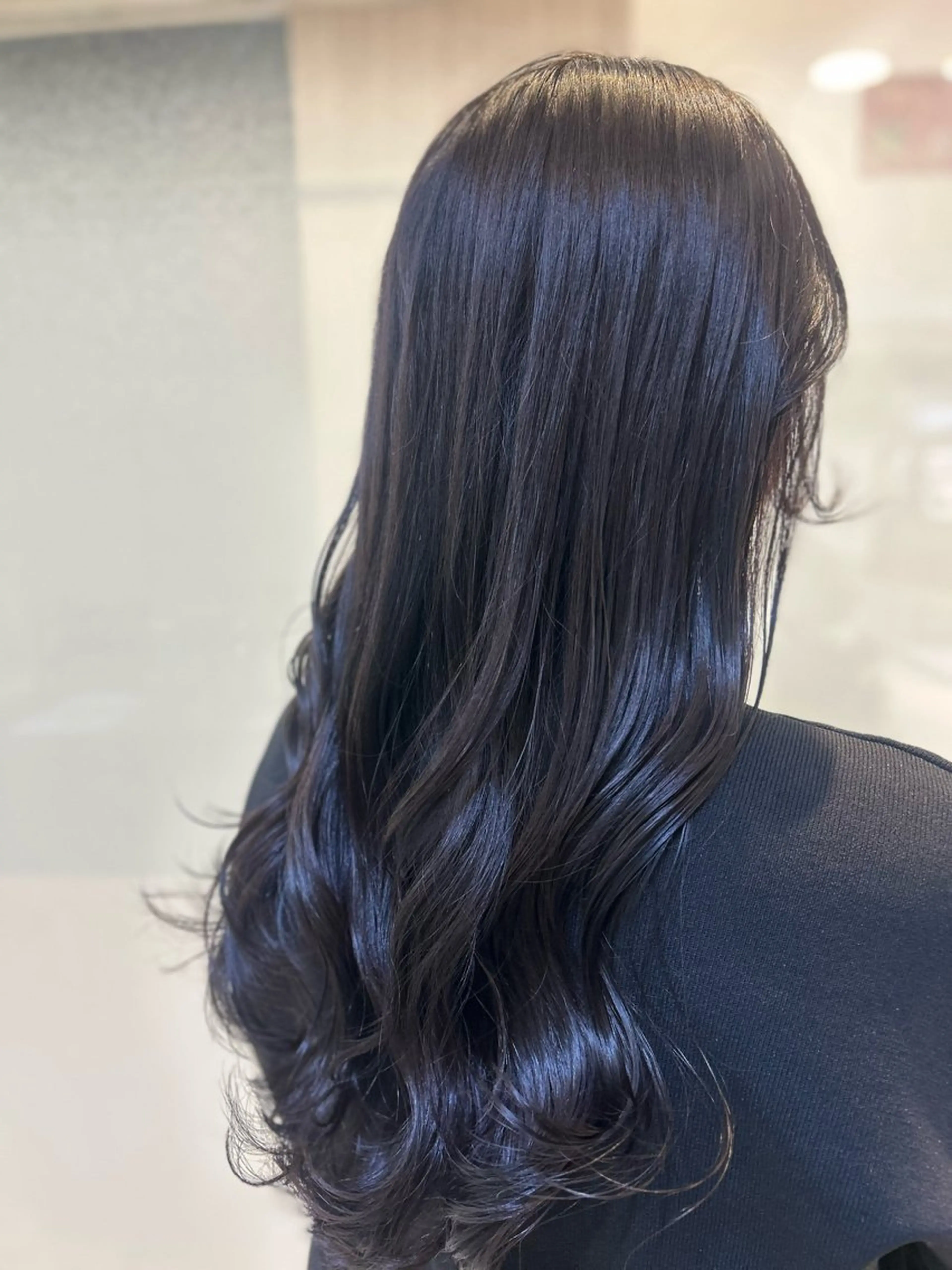 ロング カラー 艶質改善/縮毛矯正 ササキナツミのヘアスタイル