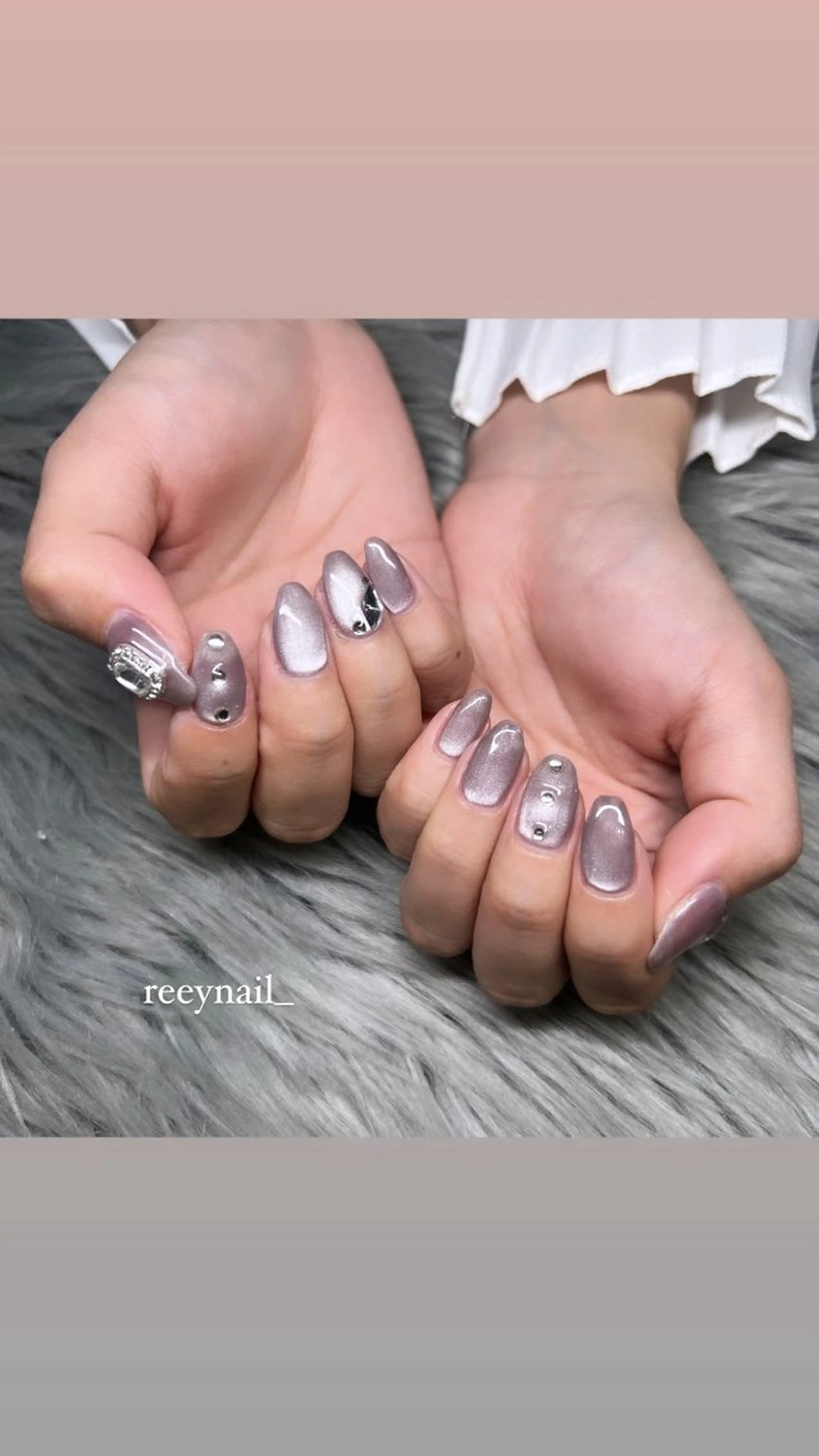 ネイル 韓国ネイル ワンホンネイル ulysses nailsalonのネイルデザイン