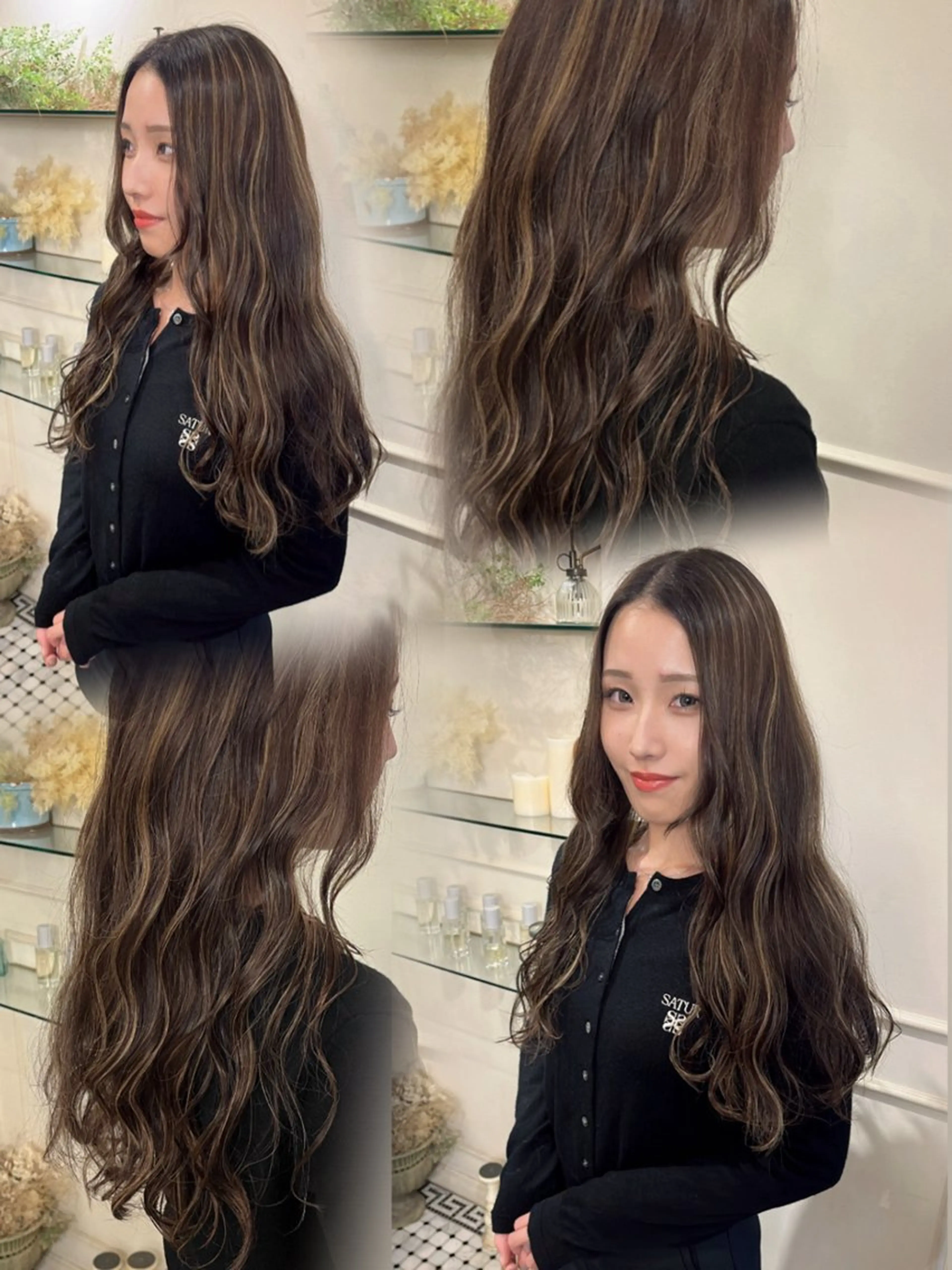 ロング カラー ROVER所属・美咲🤎 /艶カラー /ハイライトカラーのヘアスタイル