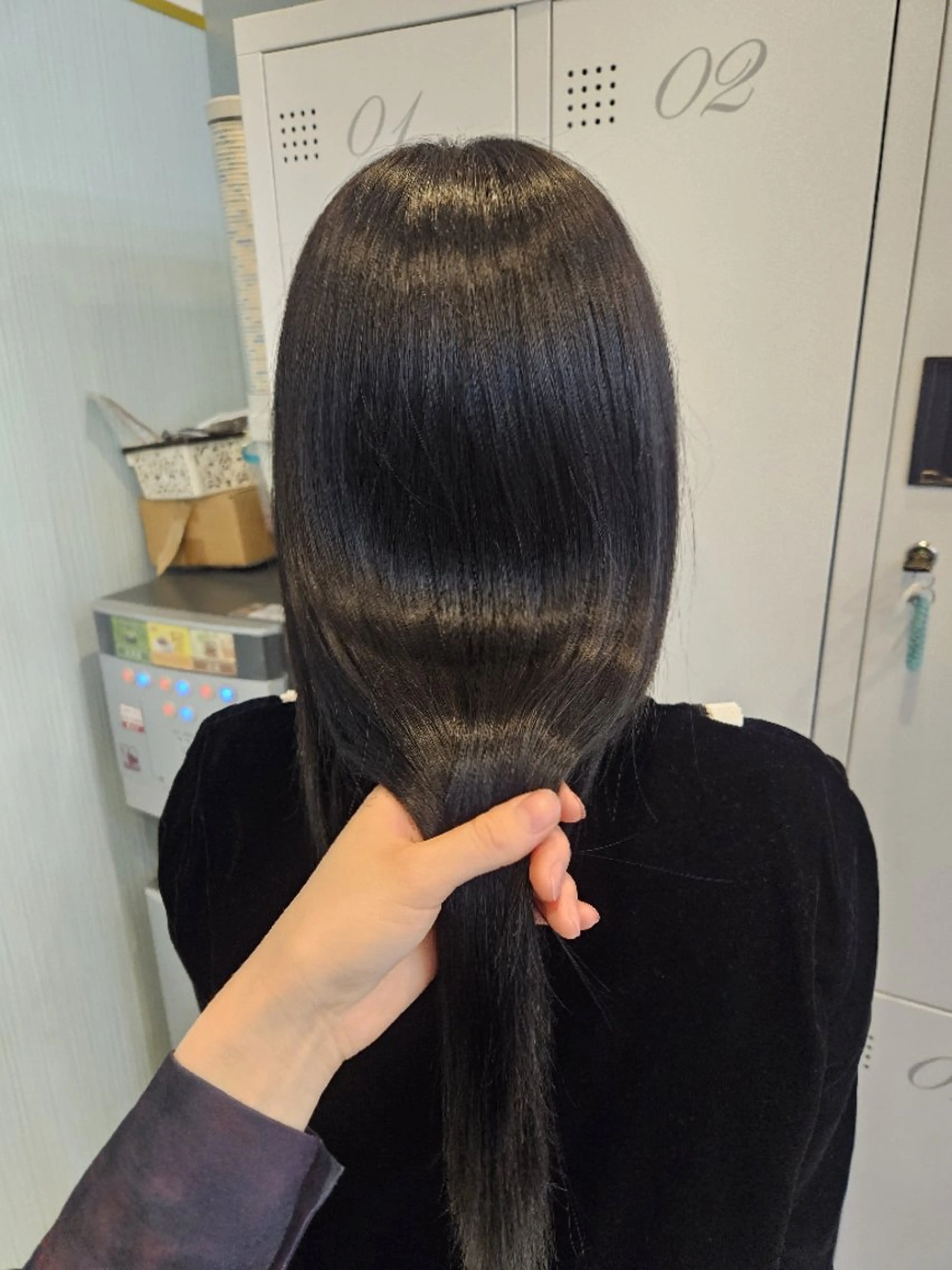 ロング 韓国風ヘア レイヤーカット カット トリートメント ミク🇰🇷 /Agu hairのヘアスタイル