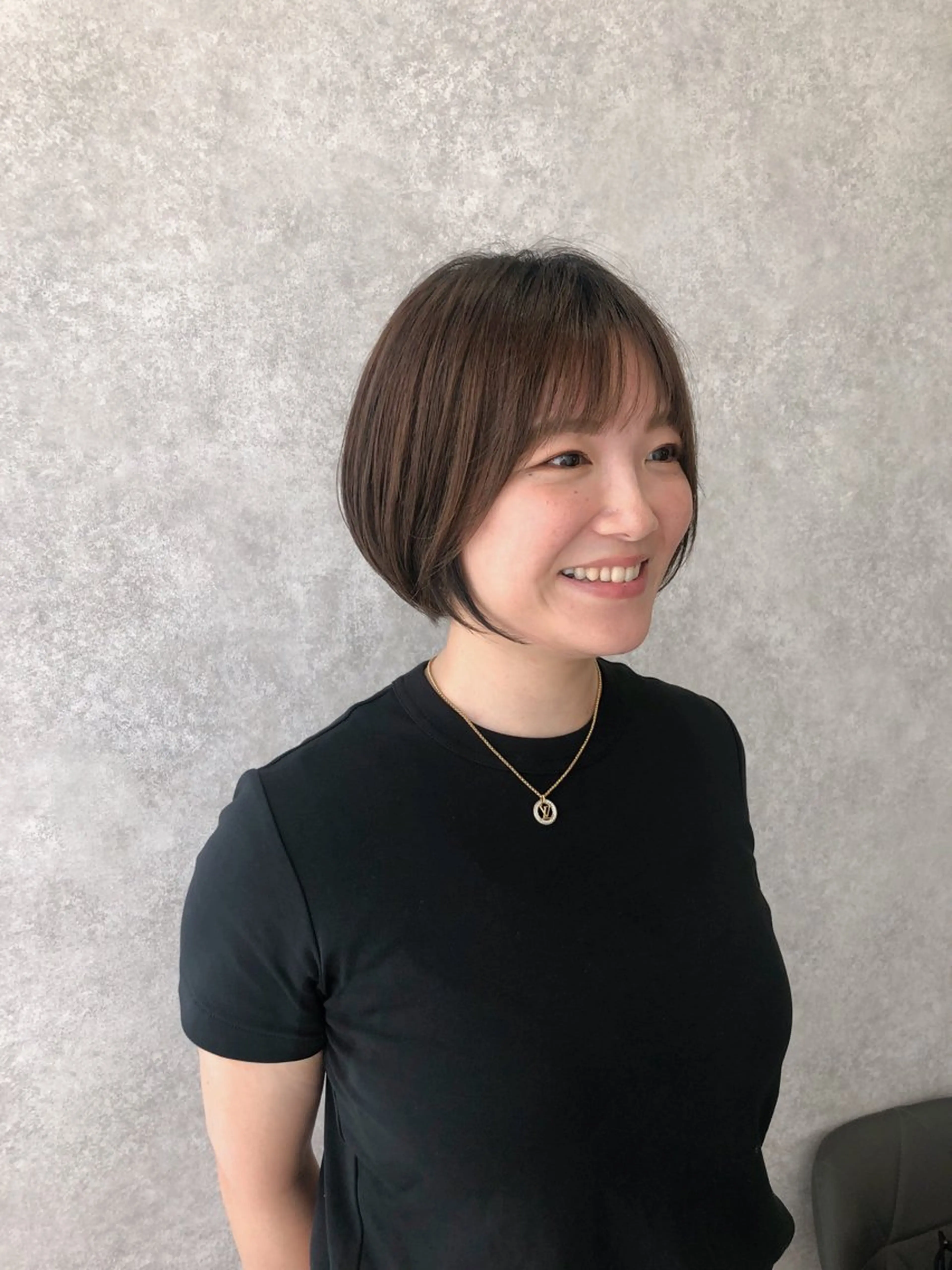 ショート ショートヘア カット ヘアカラー 飛田 由貴のヘアスタイル