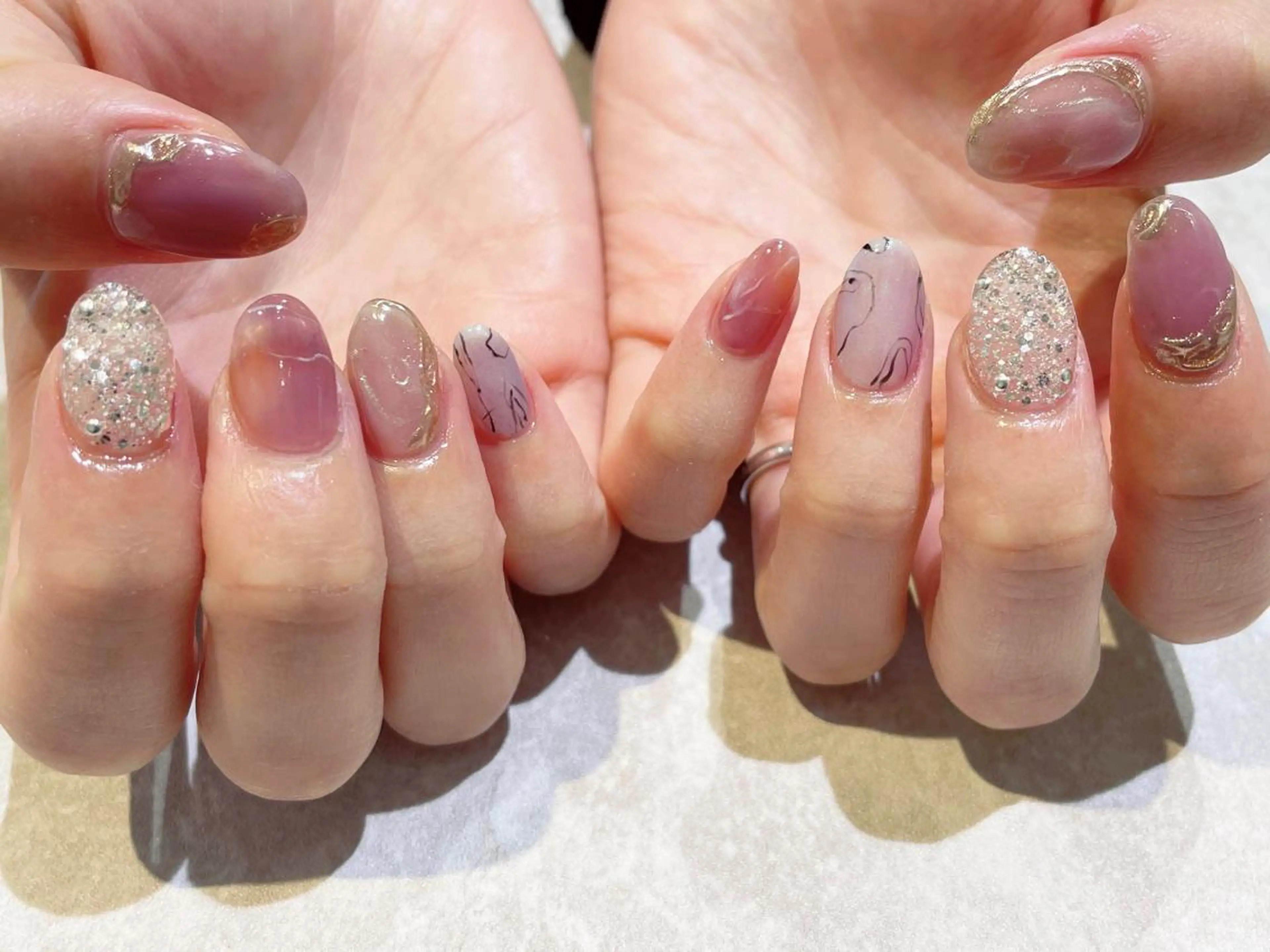 ネイル 舞田 苑香のネイルデザイン