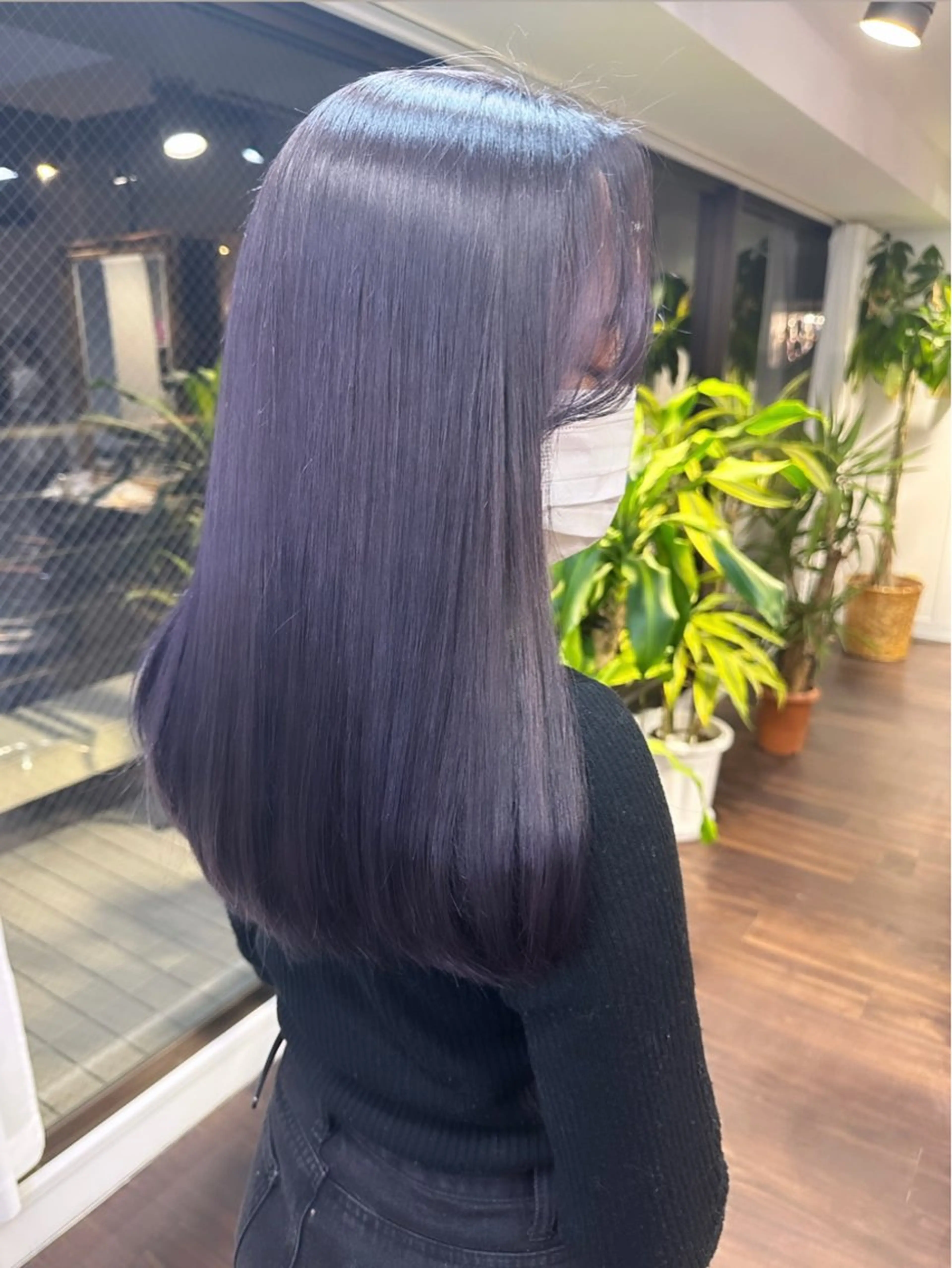 セミロング カラー ヘアアレンジ カット ヘアカラー トリートメント 心斎橋ダブルカラー ボブ/レイヤーのヘアスタイル