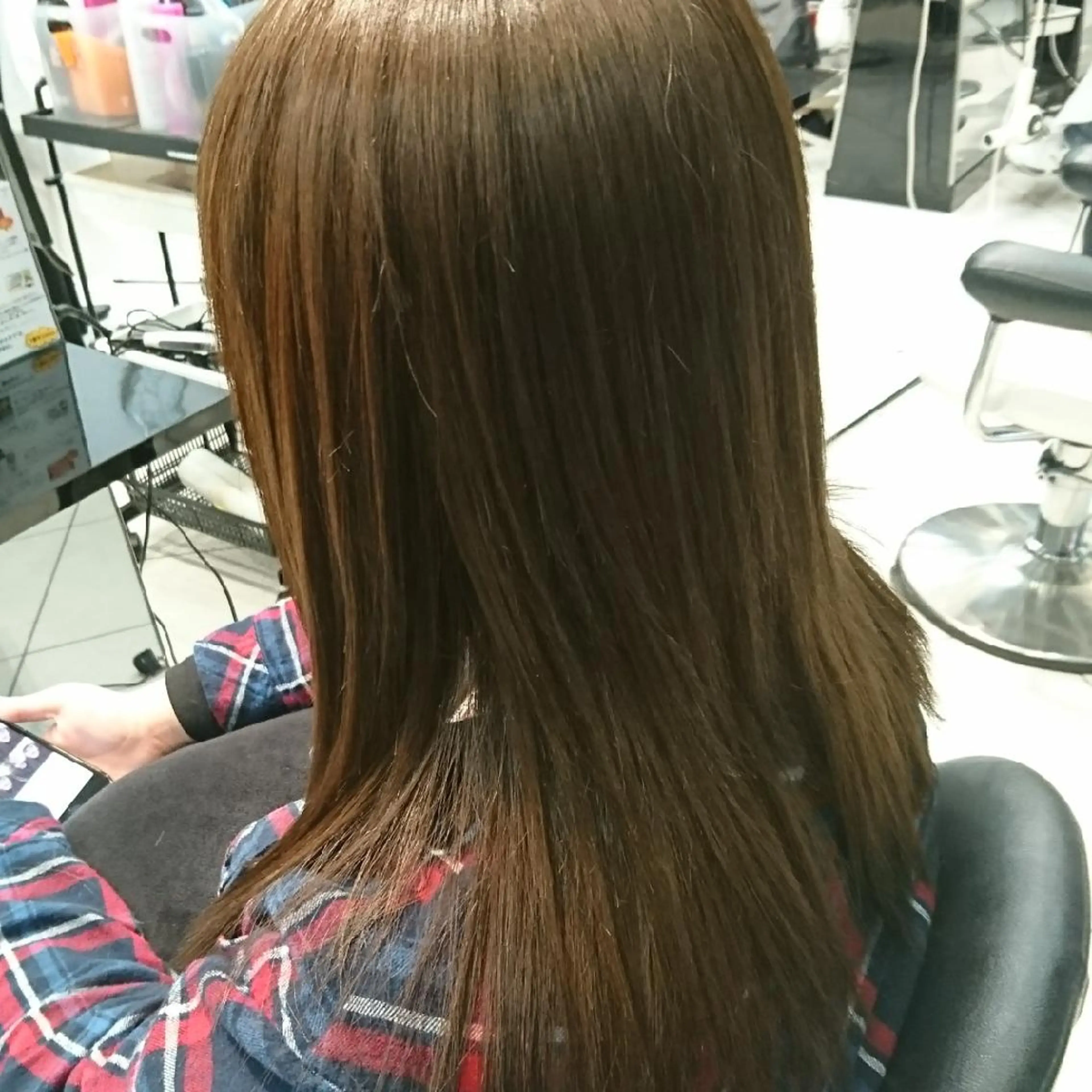 カラー ショートボブ ボブ 髪質改善 縮毛矯正 カット ジニアル所属・長島 司のヘアスタイル