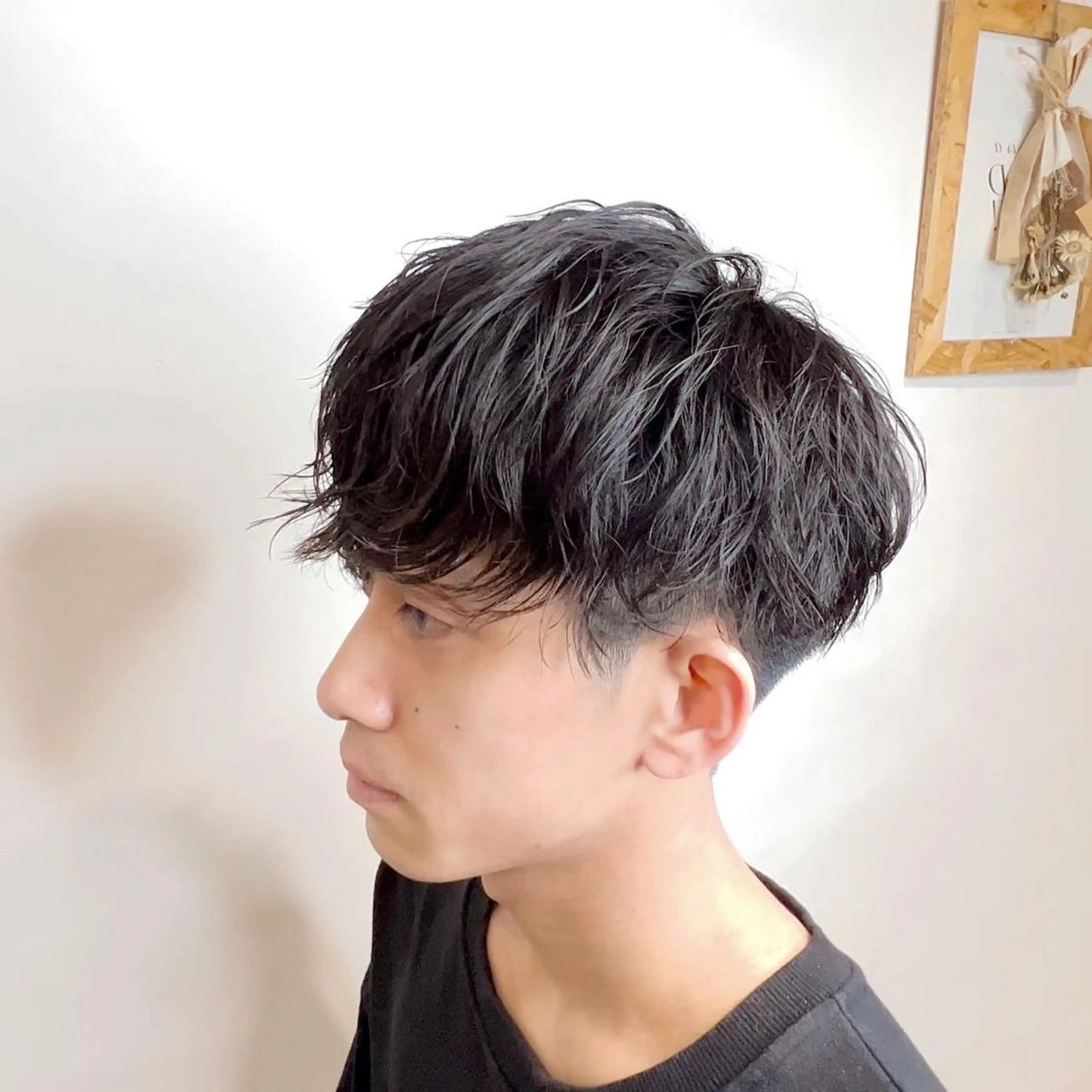 ショート パーマ メンズ メンズパーマ Defi梅田店所属・🌈モリグチ ケイスケ🦄のヘアスタイル