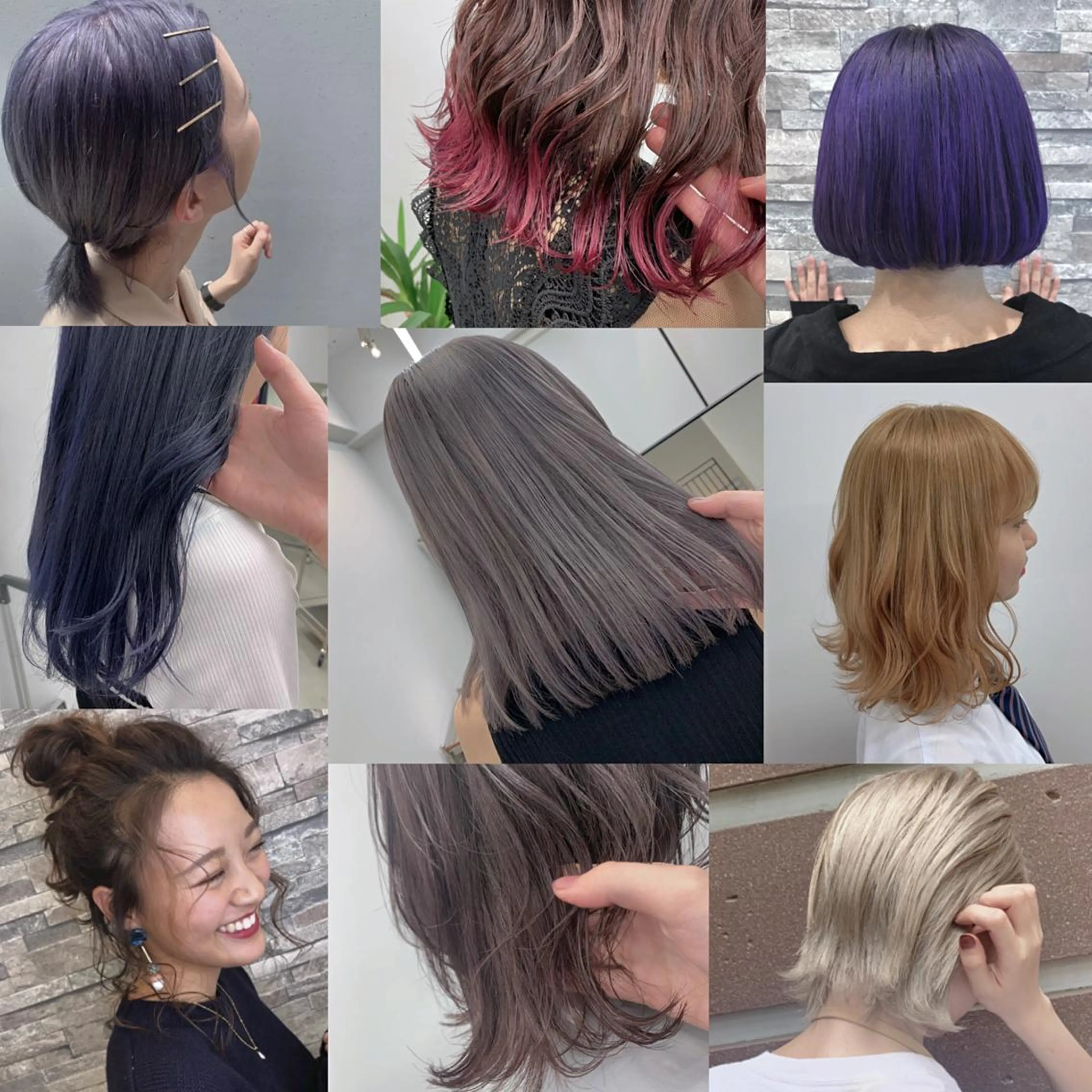 カラー LEBEN所属・leben serikaのヘアスタイル