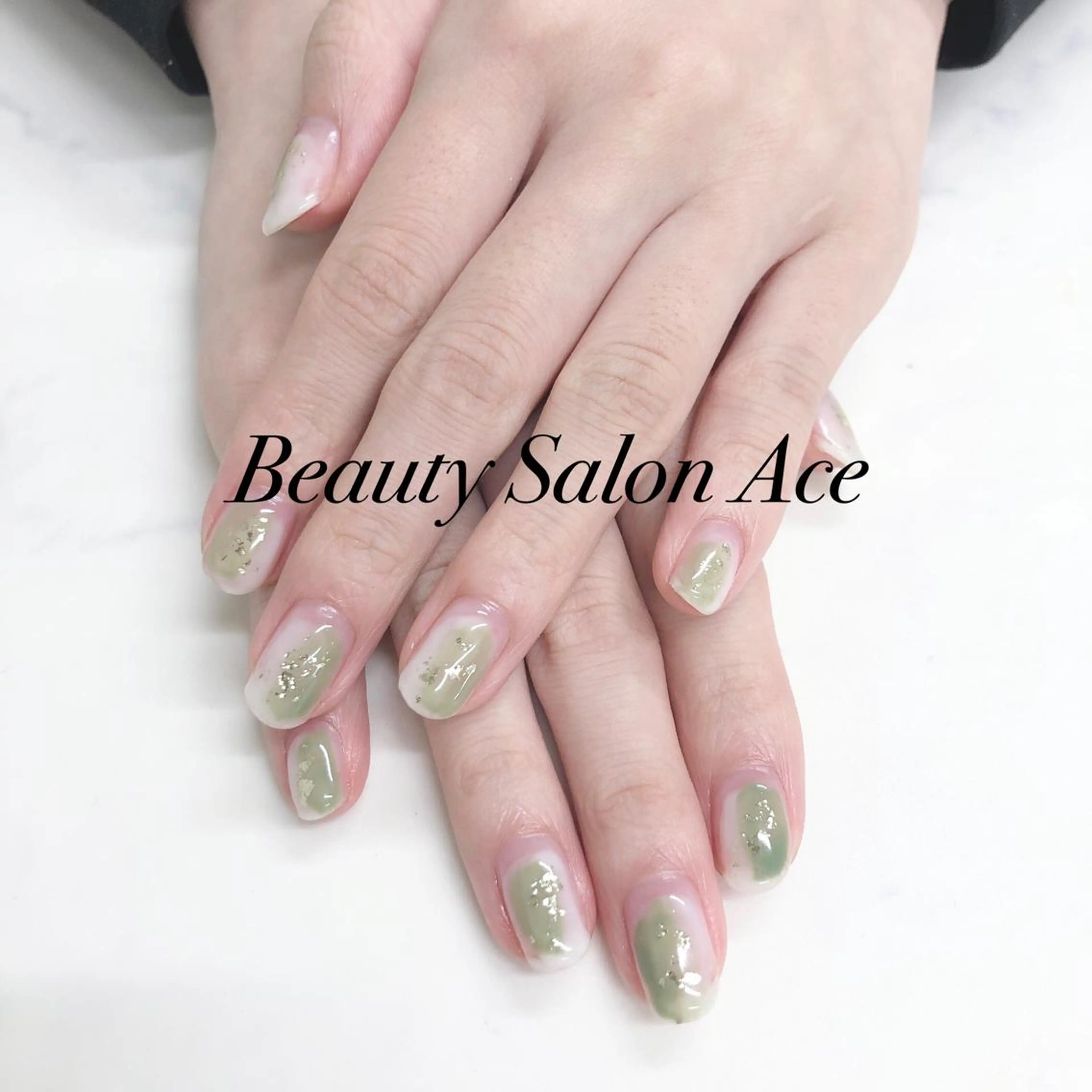 ネイル メンズネイル ニュアンスネイル Beauty Salon Ace（ネイルサロン　エース）所属・池袋フィルイン Ace♡長さだしのネイルデザイン