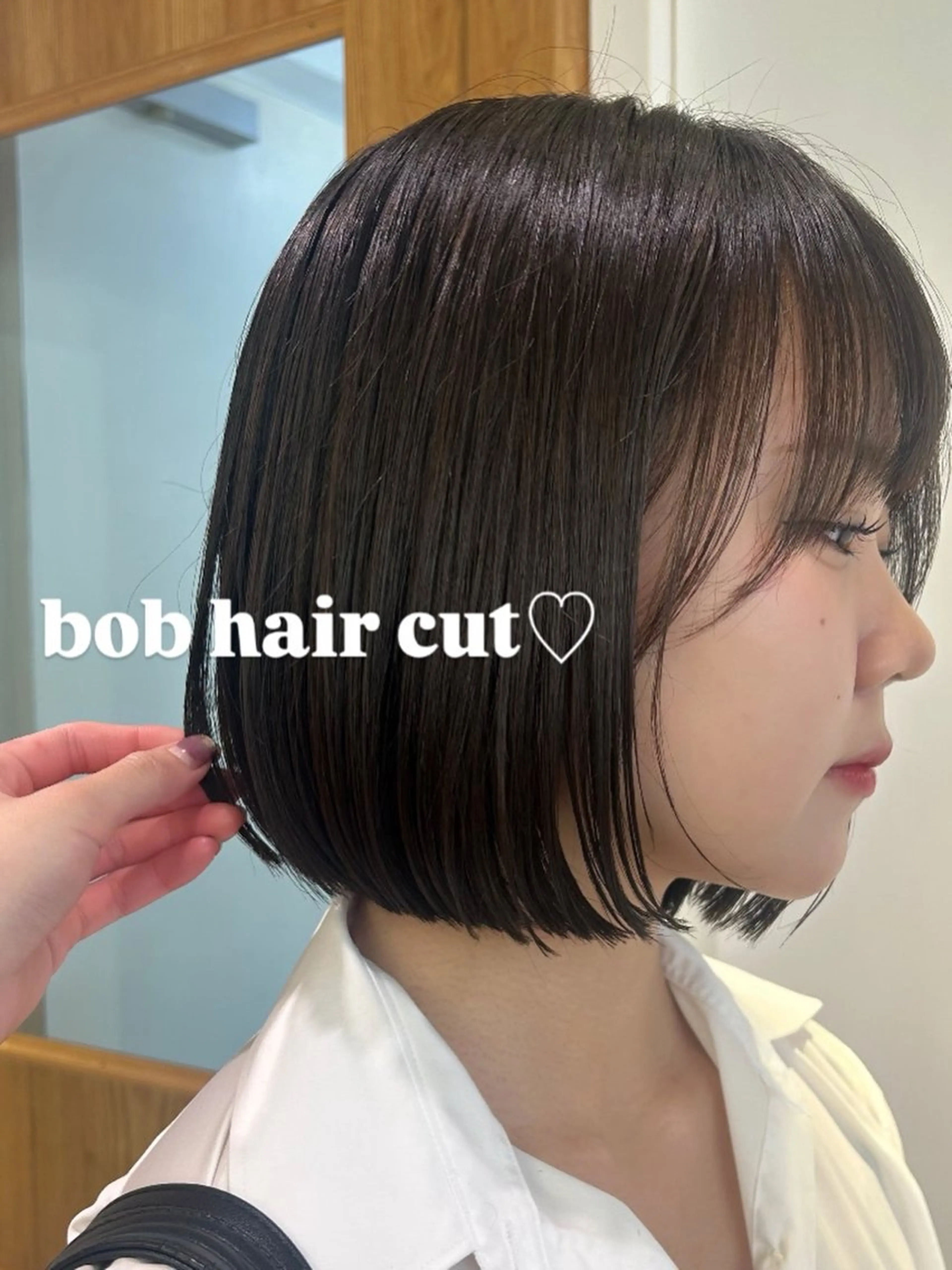 ショート 外ハネヘア ボブ/ミディアム/表 参道/美容師♡ゆいかのヘアスタイル