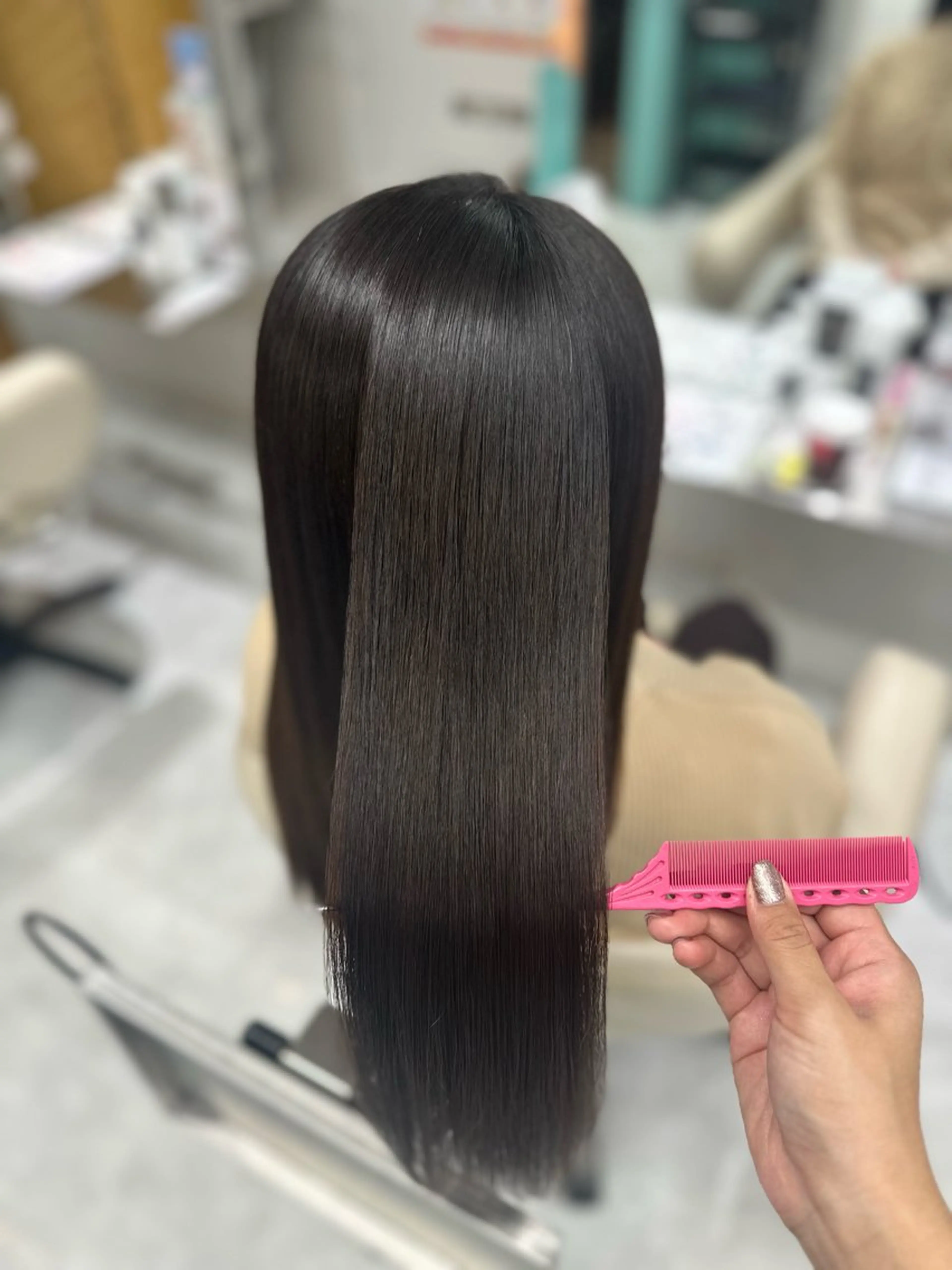 ロング 縮毛矯正 LeeHorie miuのヘアスタイル