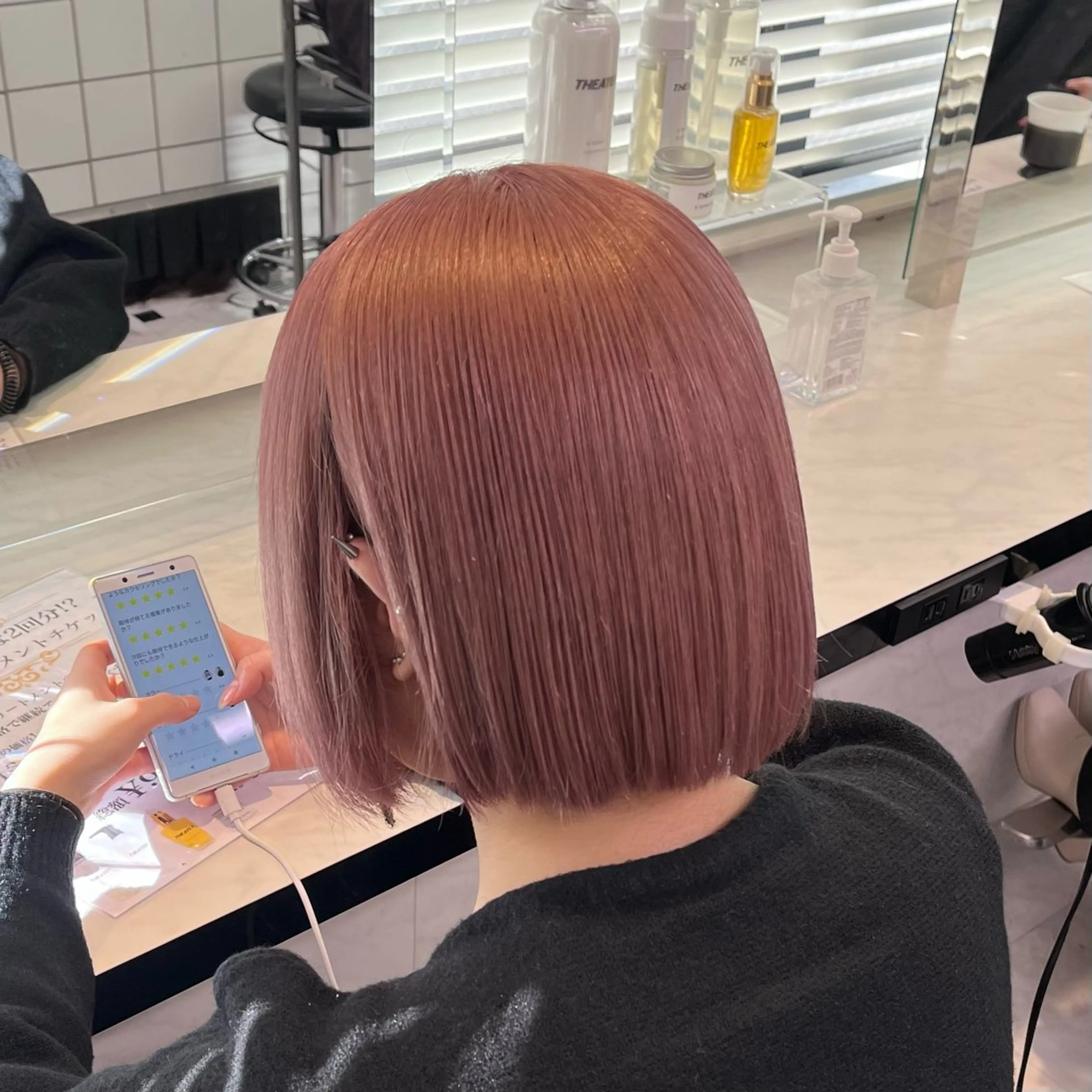 ショート カラー ヘアカラー 🍒透明感カラー🌨 🥕ハイトーンカラーのヘアスタイル